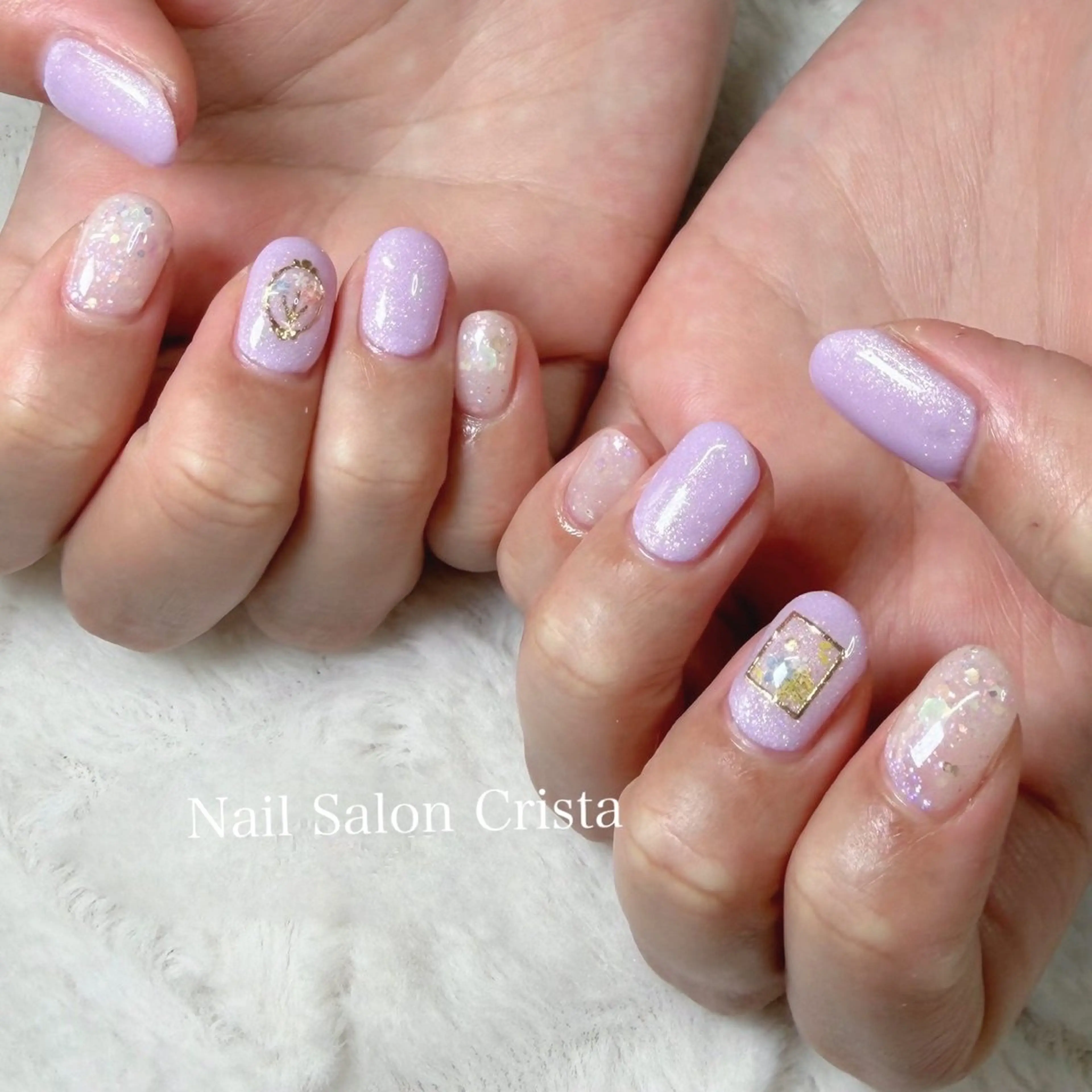 ネイル アートネイル ジェルネイル パラジェル ハンドネイル CRISTA MOMOのネイルデザイン