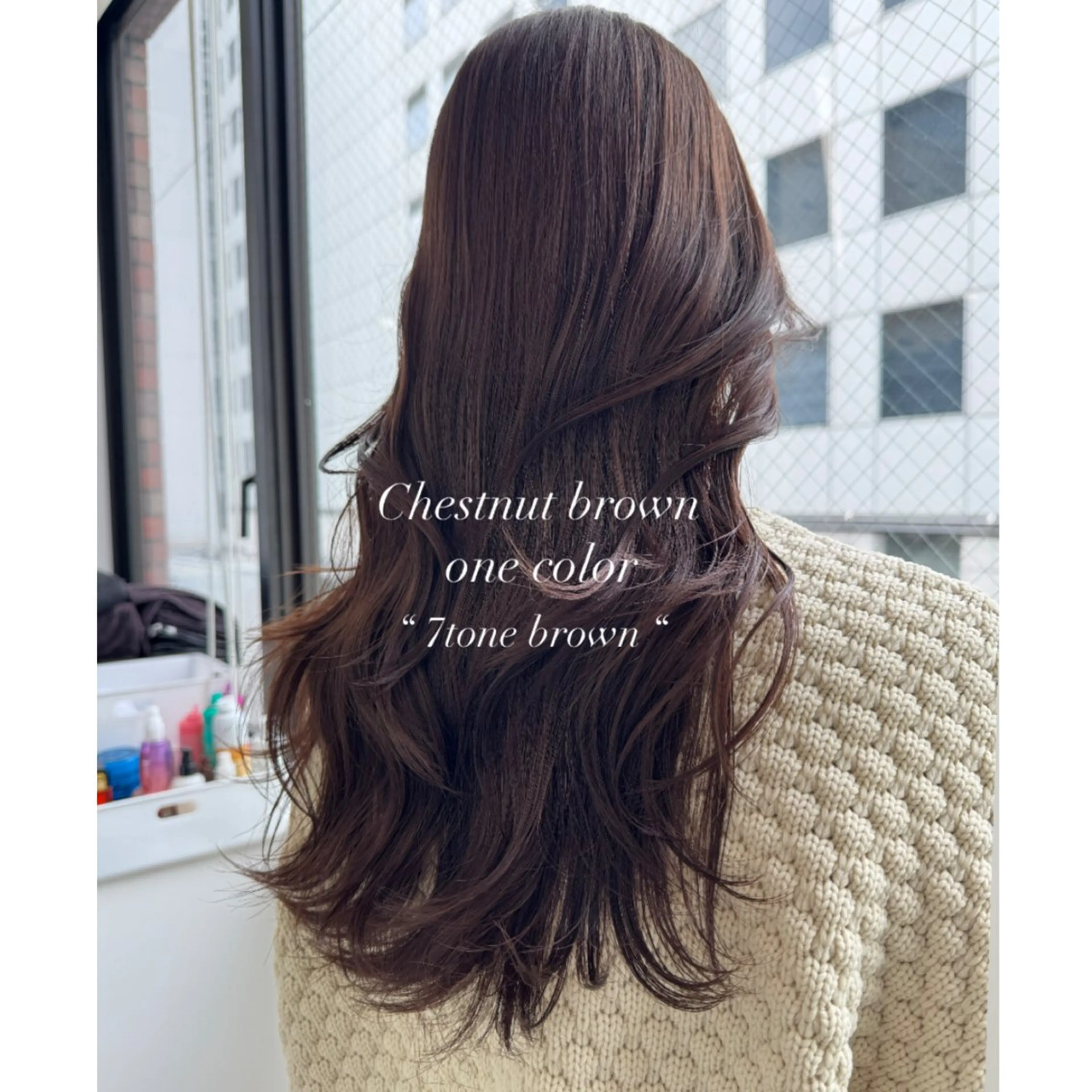 ロング カット ヘアカラー 透明感ベージュ 🎀Sayaka🎀のヘアスタイル