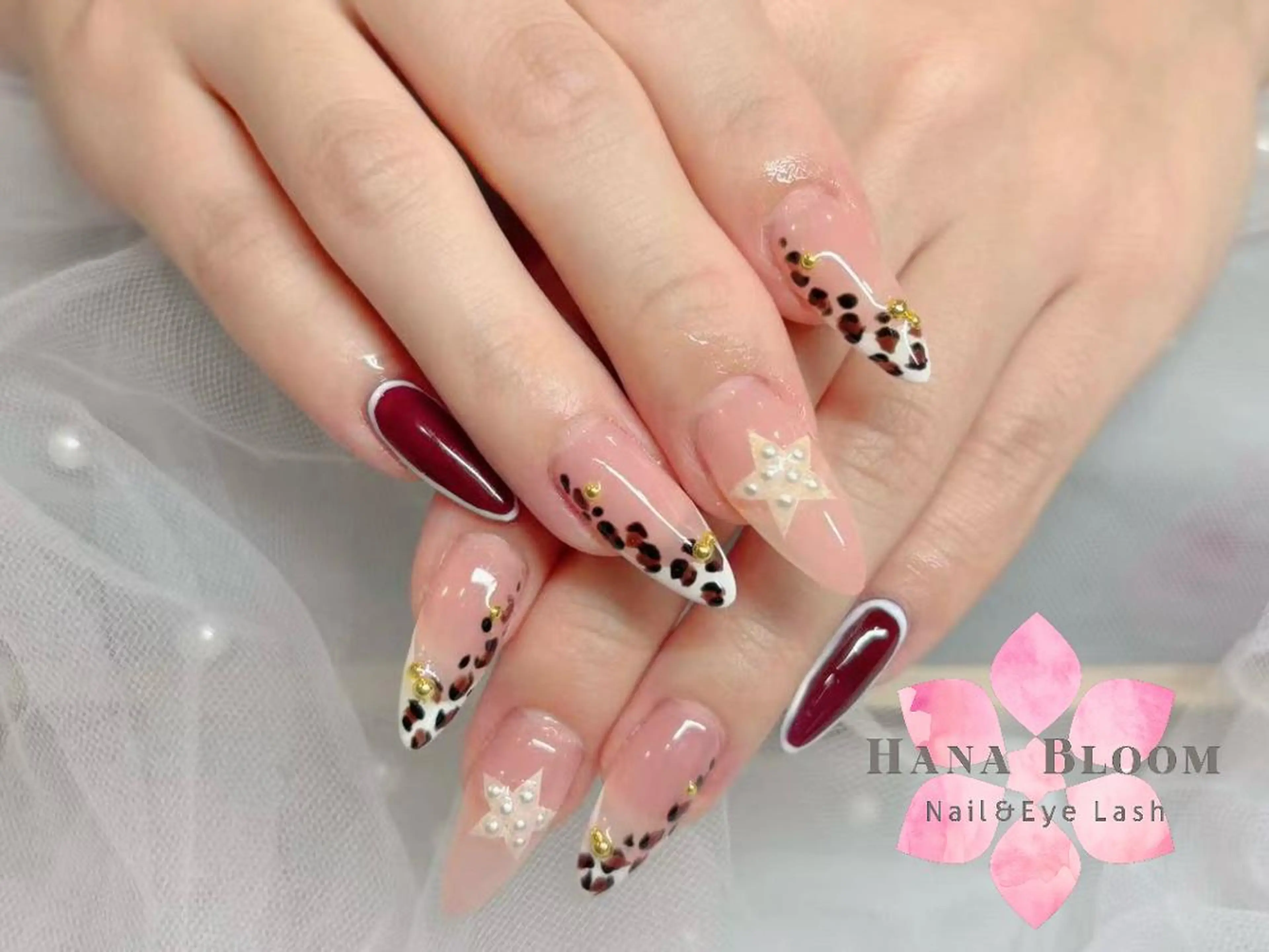 ネイル 長さ出し フレンチネイル ジェルネイル ガラスフレンチ 韓国ネイル Hana Bloom Nail💛Rinaのネイルデザイン