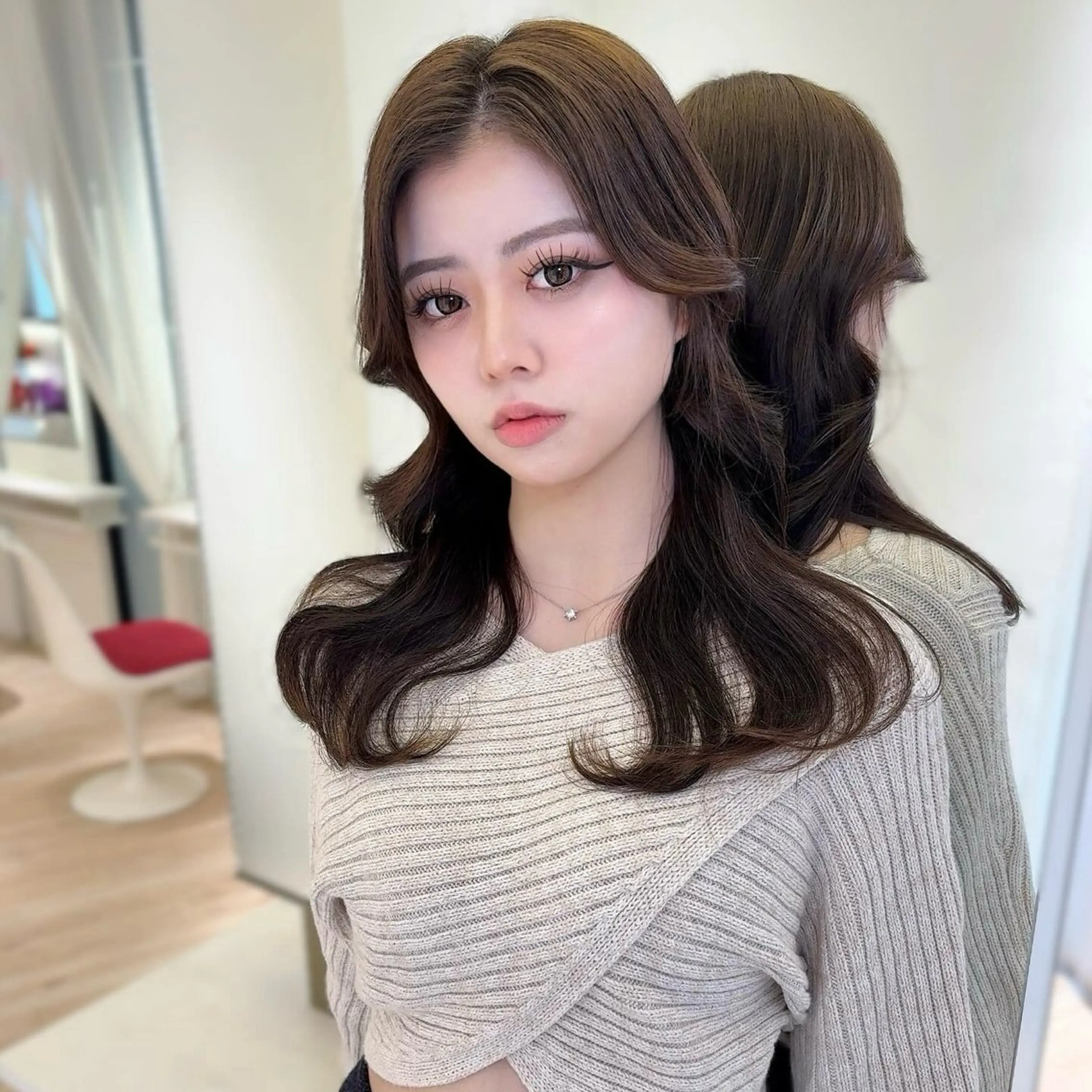 人気No.1✨【透明感one color🫧】+スタイリング¥0👱🏻‍♀️🎀の写真