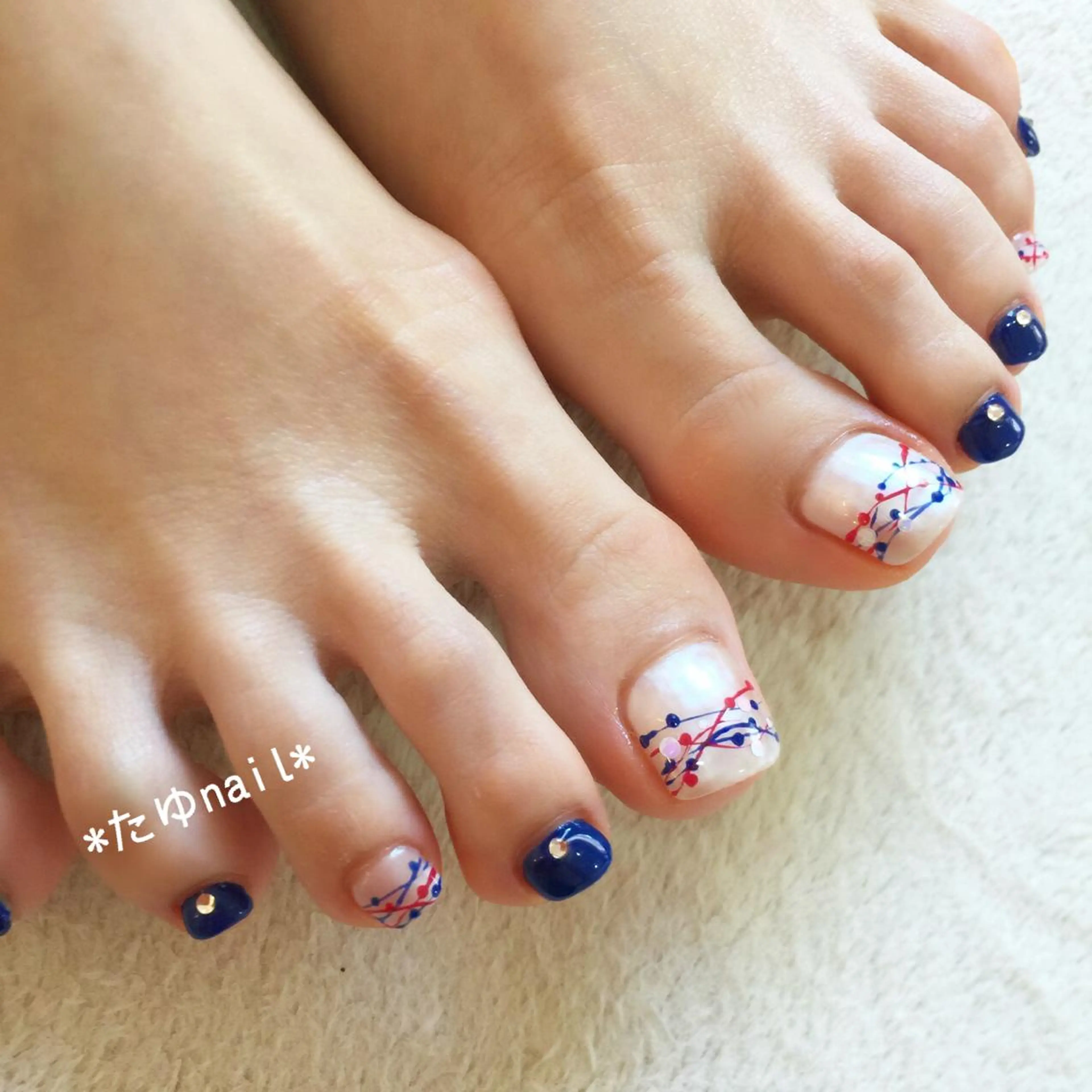 ネイル フットネイル ネイルサロン 【たゆnail】のネイルデザイン