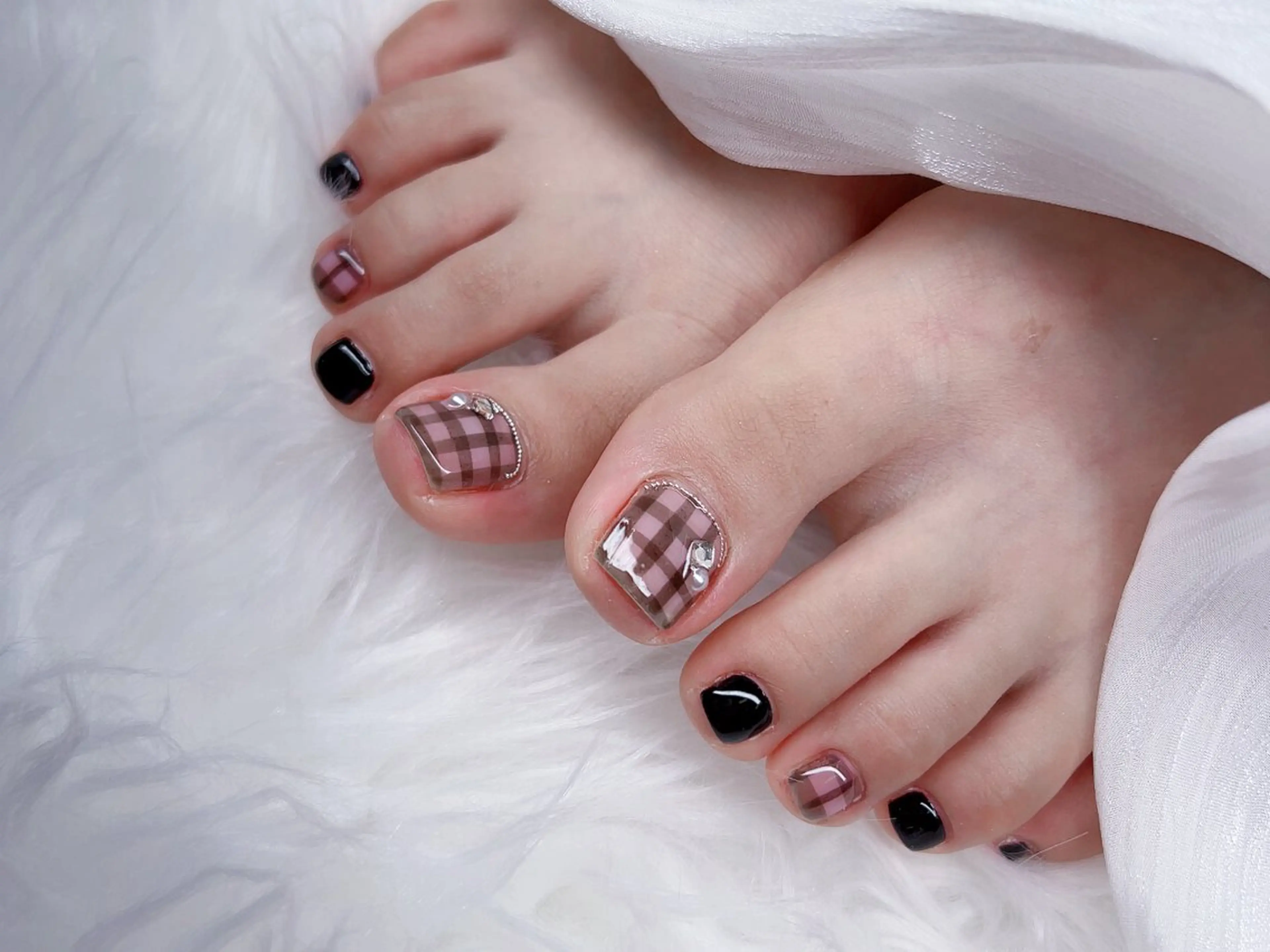 ネイル フットネイル M🌷nail 長さだし専門店のネイルデザイン