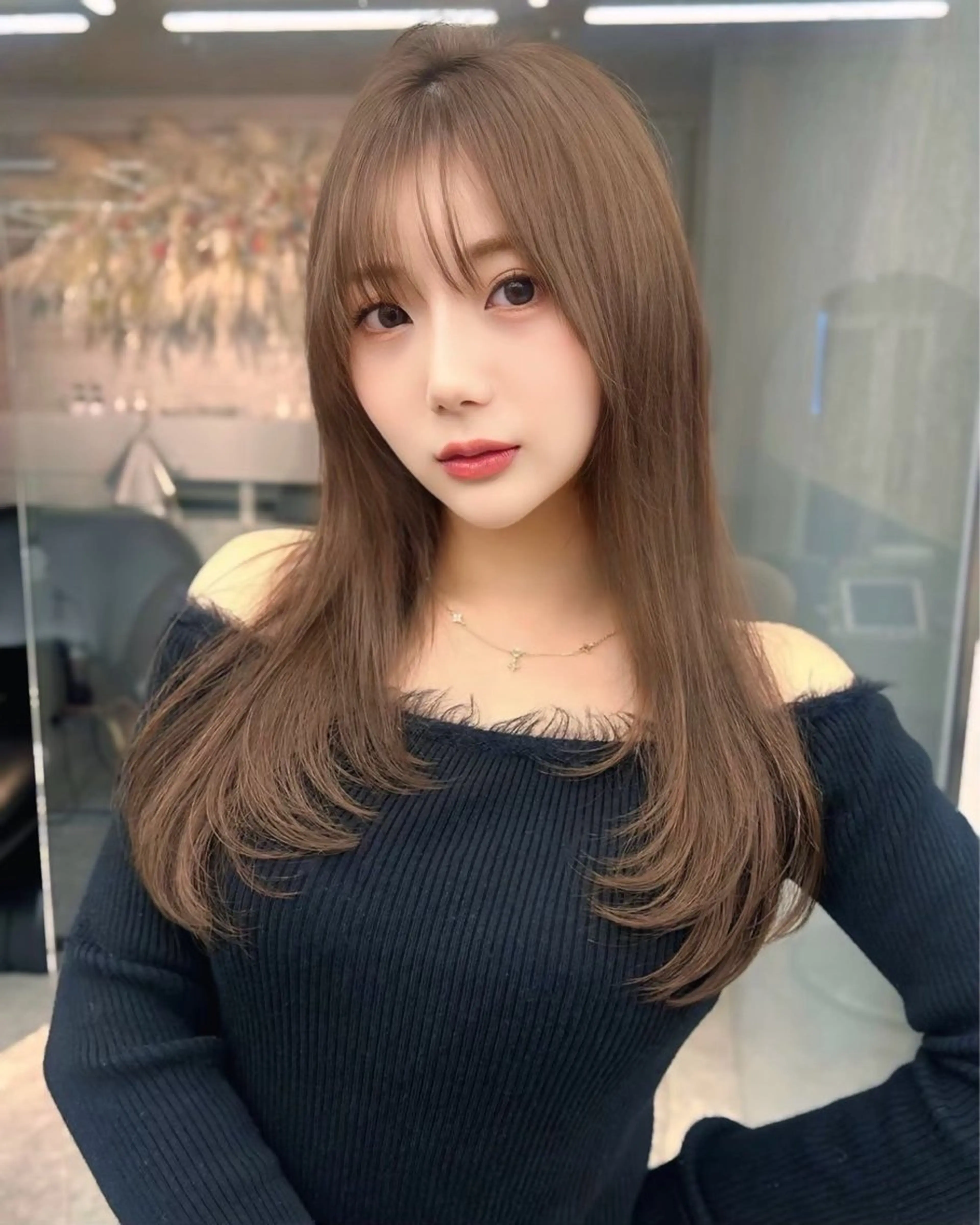 ロング カラー ヘアカラー ANRI🎀 福岡美容師/韓国🎀のヘアスタイル