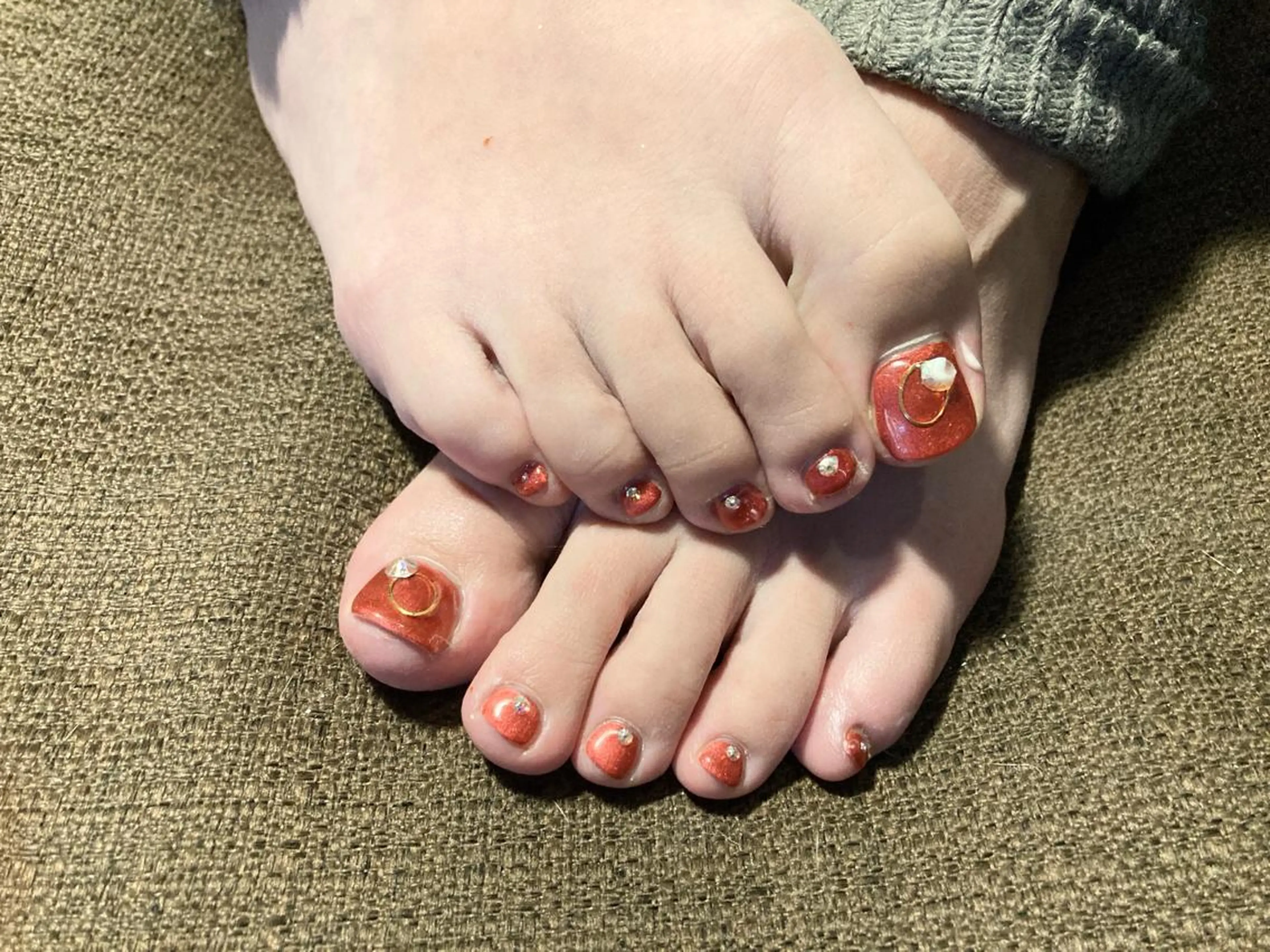 ネイル フットネイル 高山 歩美のネイルデザイン