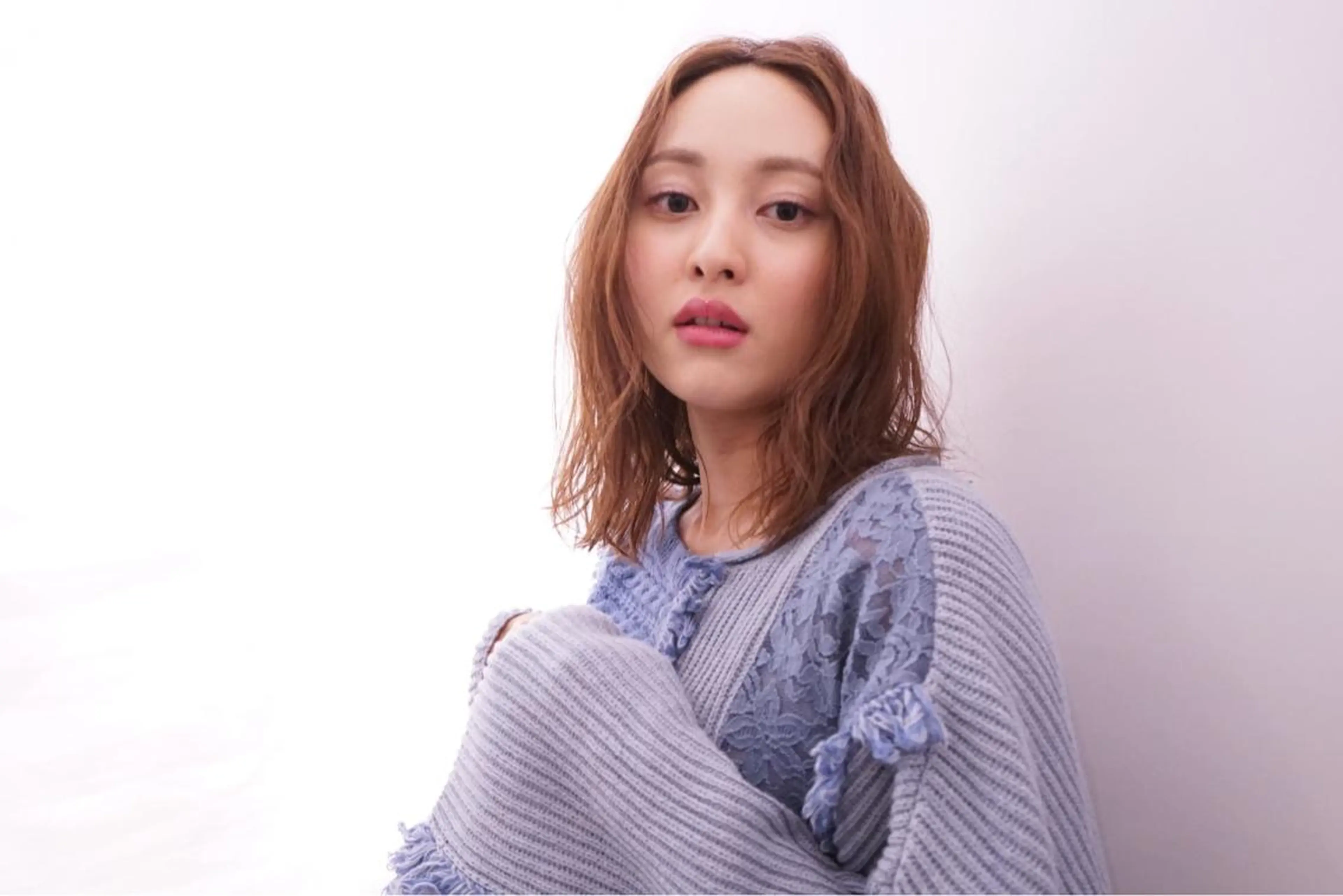 セミロング カラー パーマ ヘアアレンジ カット ヘアカラー パーマ 可愛いを作る神 ナオヒロのヘアスタイル