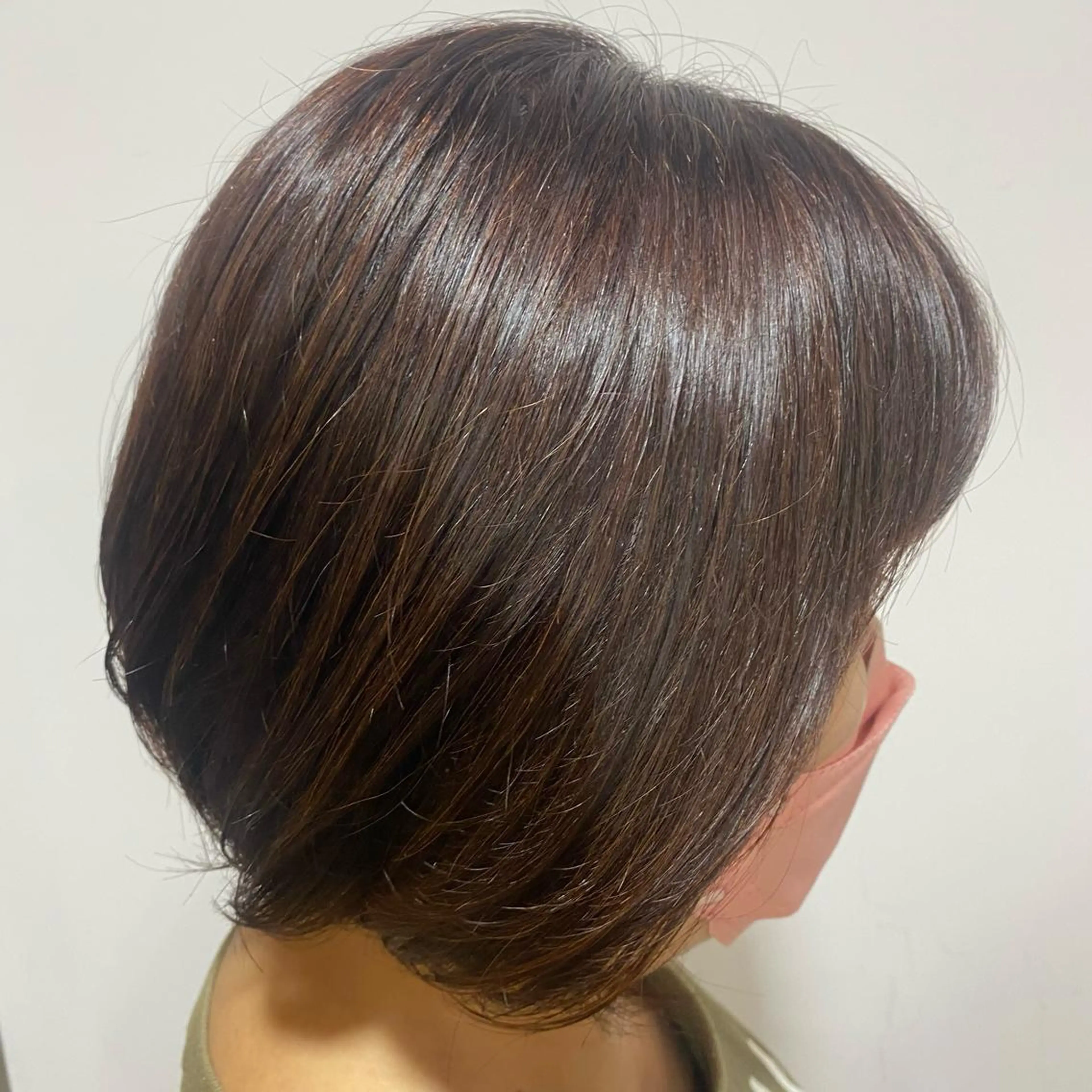 ミディアム カラー ヘアカラー TJ天気予報5mm 森　瑞希のヘアスタイル