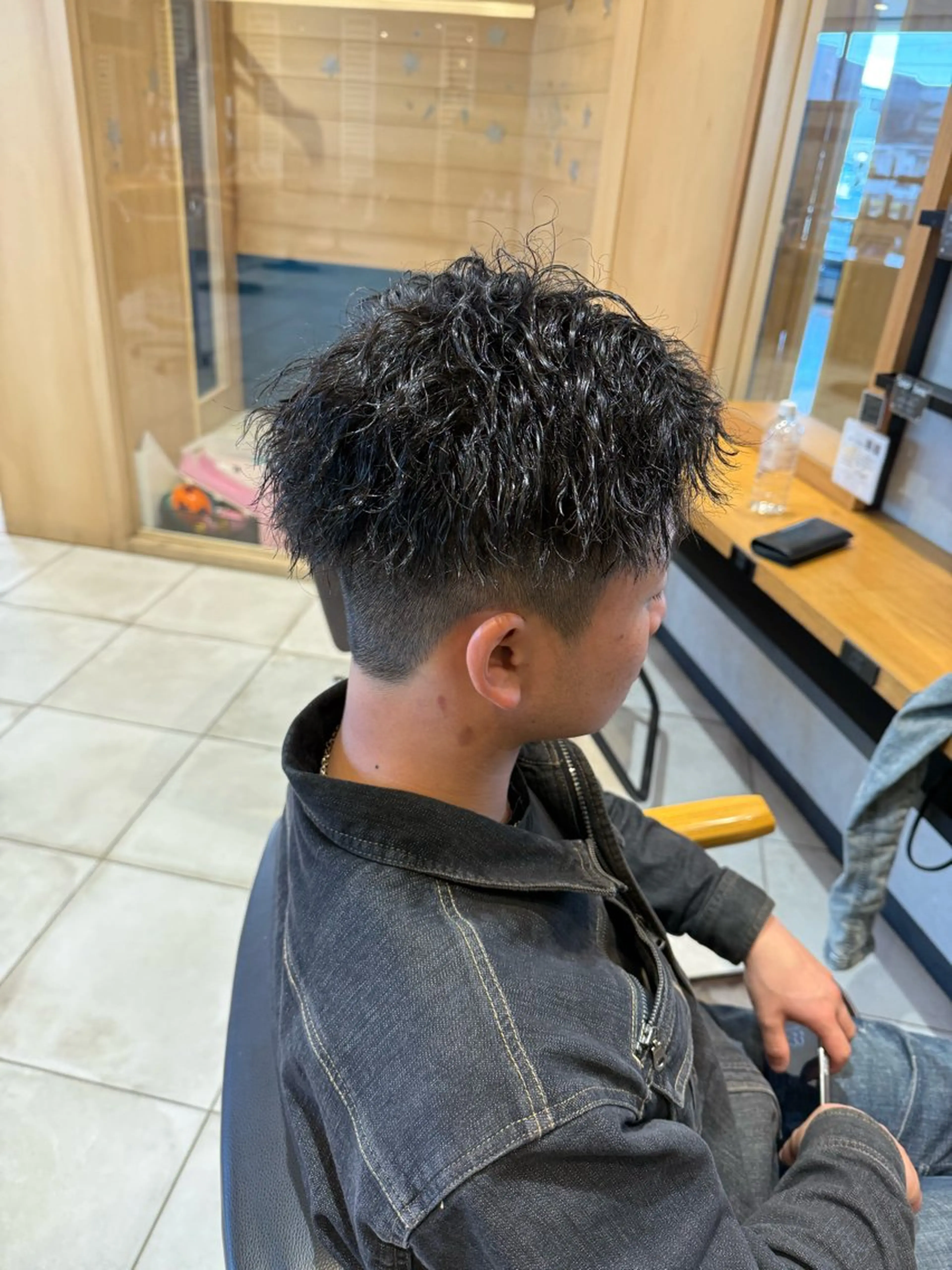 ショート パーマ メンズ カラー特化美容師🩷 マインのヘアスタイル