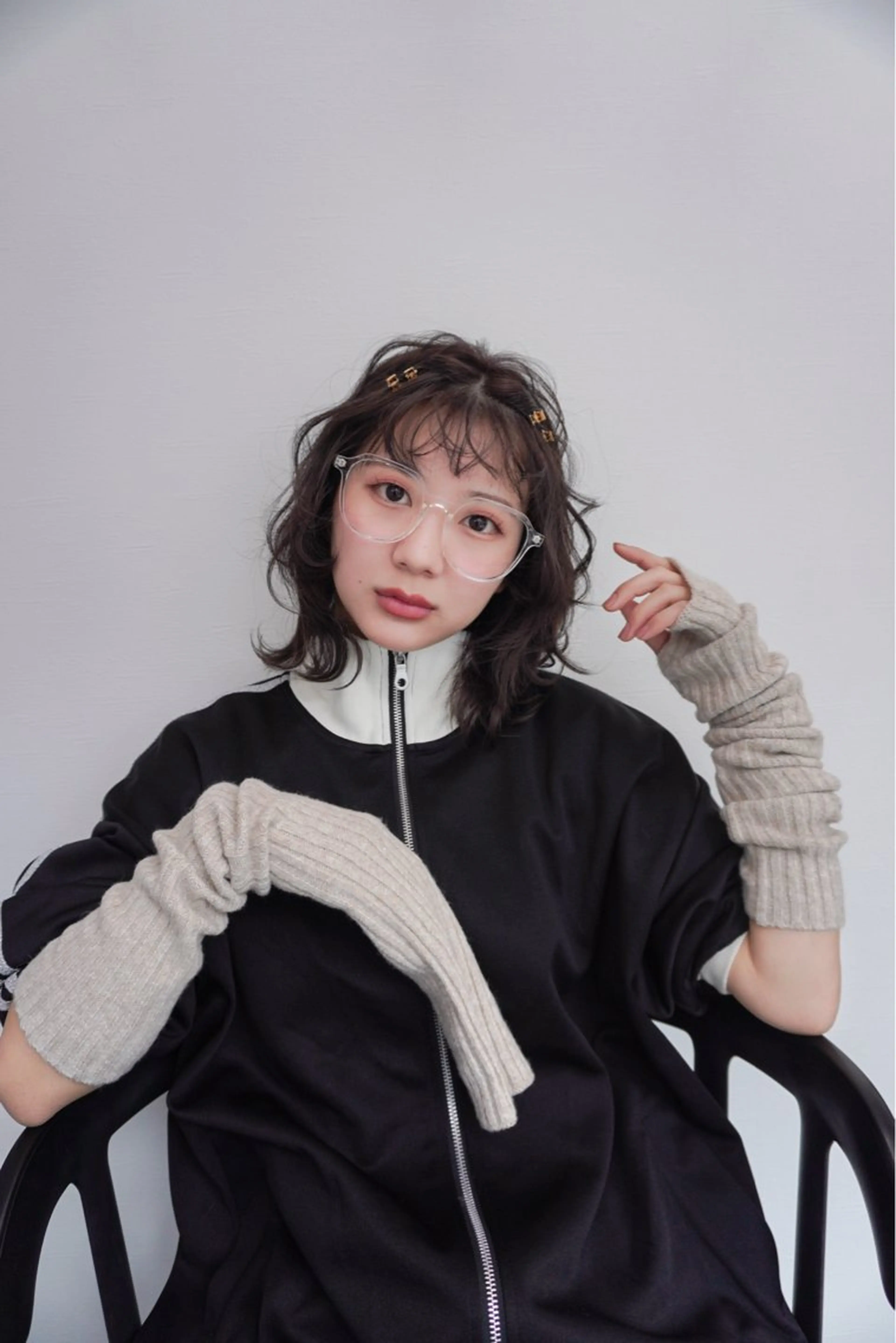 ミディアム カラー ミディアムパーマ ベージュカラー ブリーチ ブリーチなしカラー 福岡ヘアセット/ 髪質改善/ayaneのヘアスタイル