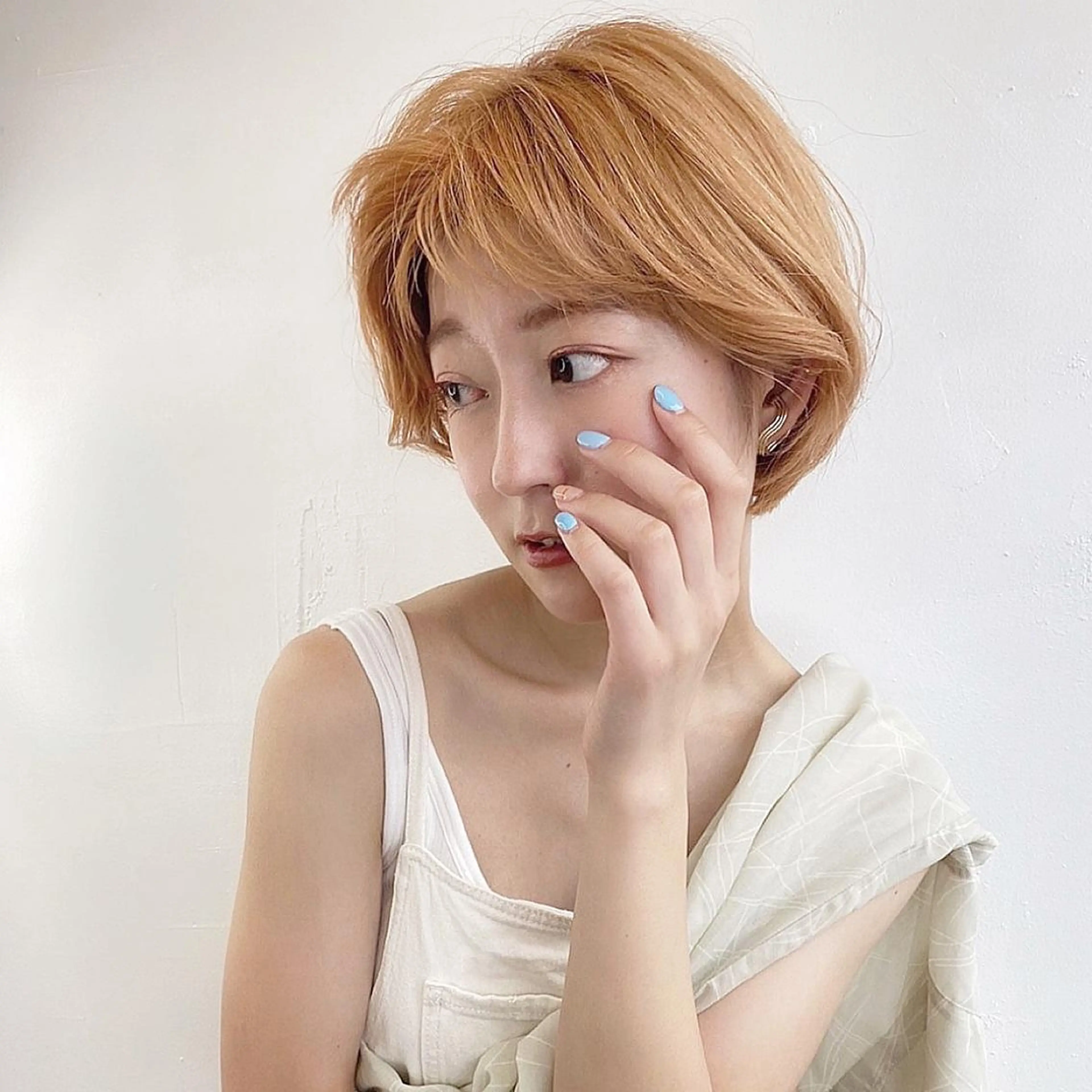 ショート カラー Sana / 韓国ヘア / カラーのヘアスタイル