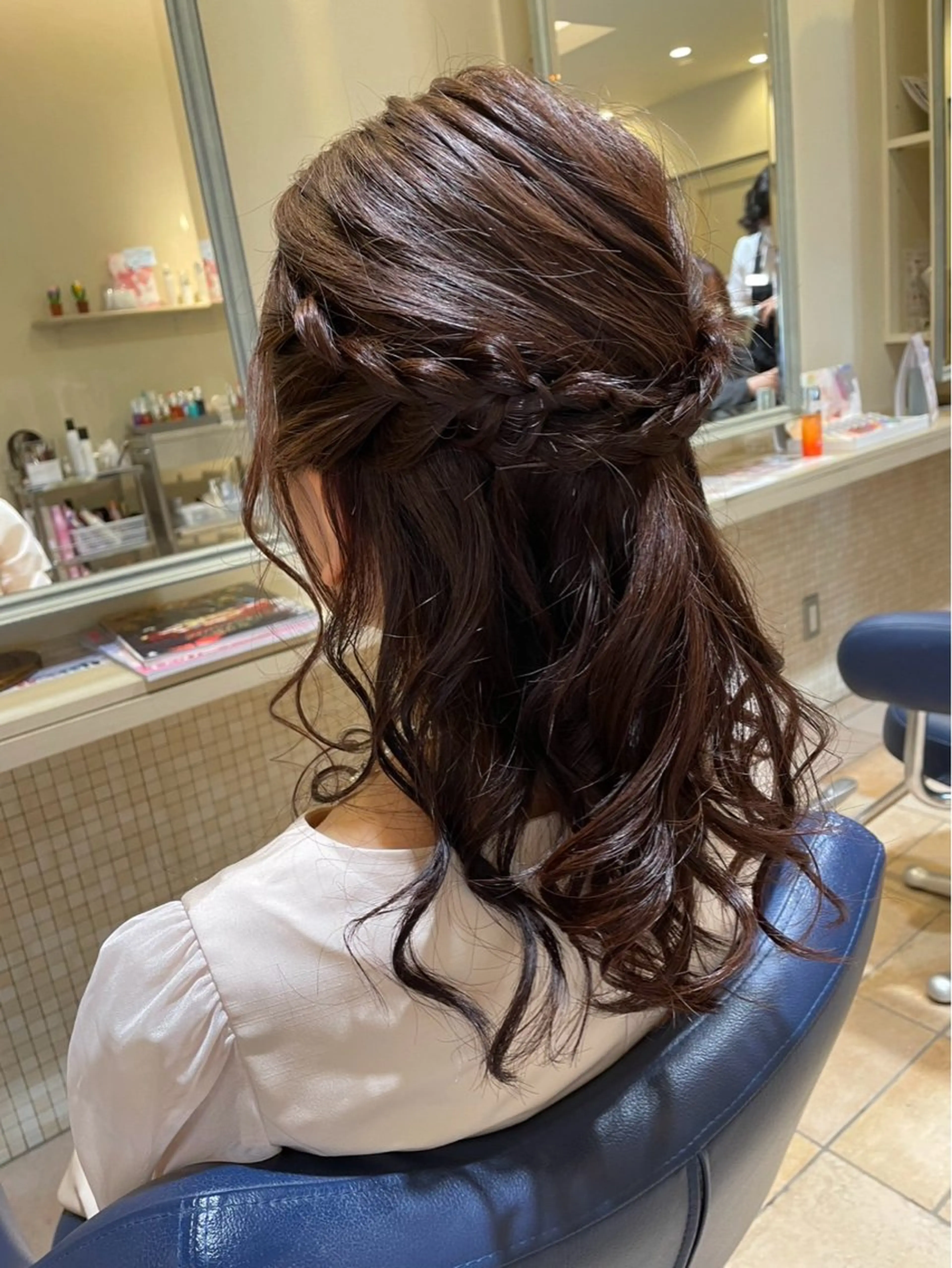 ロング ヘアセット 藤本 早耶のヘアスタイル