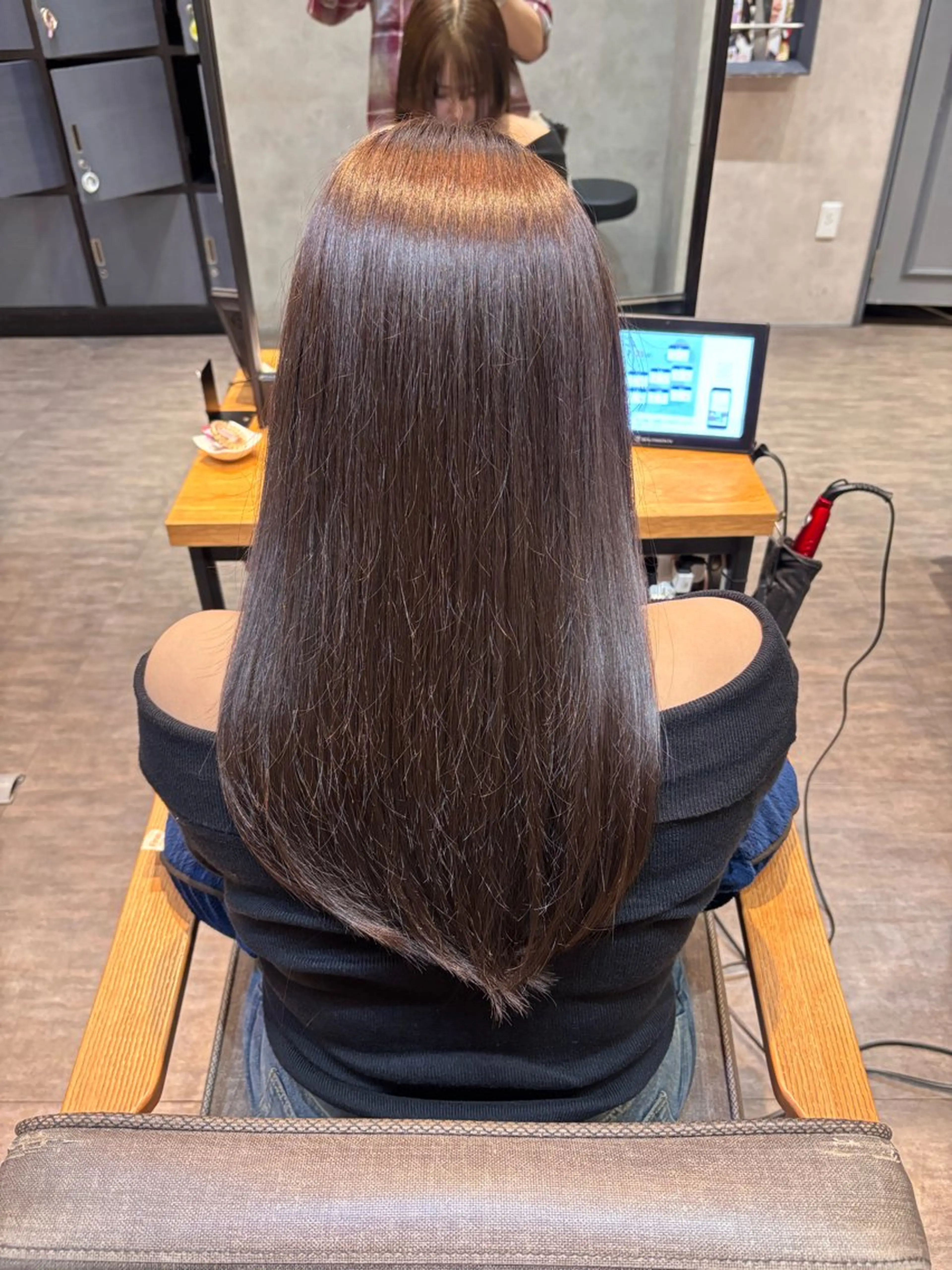 ロング ヘアカラー 艶髪/縮毛矯正 /hikaruのヘアスタイル