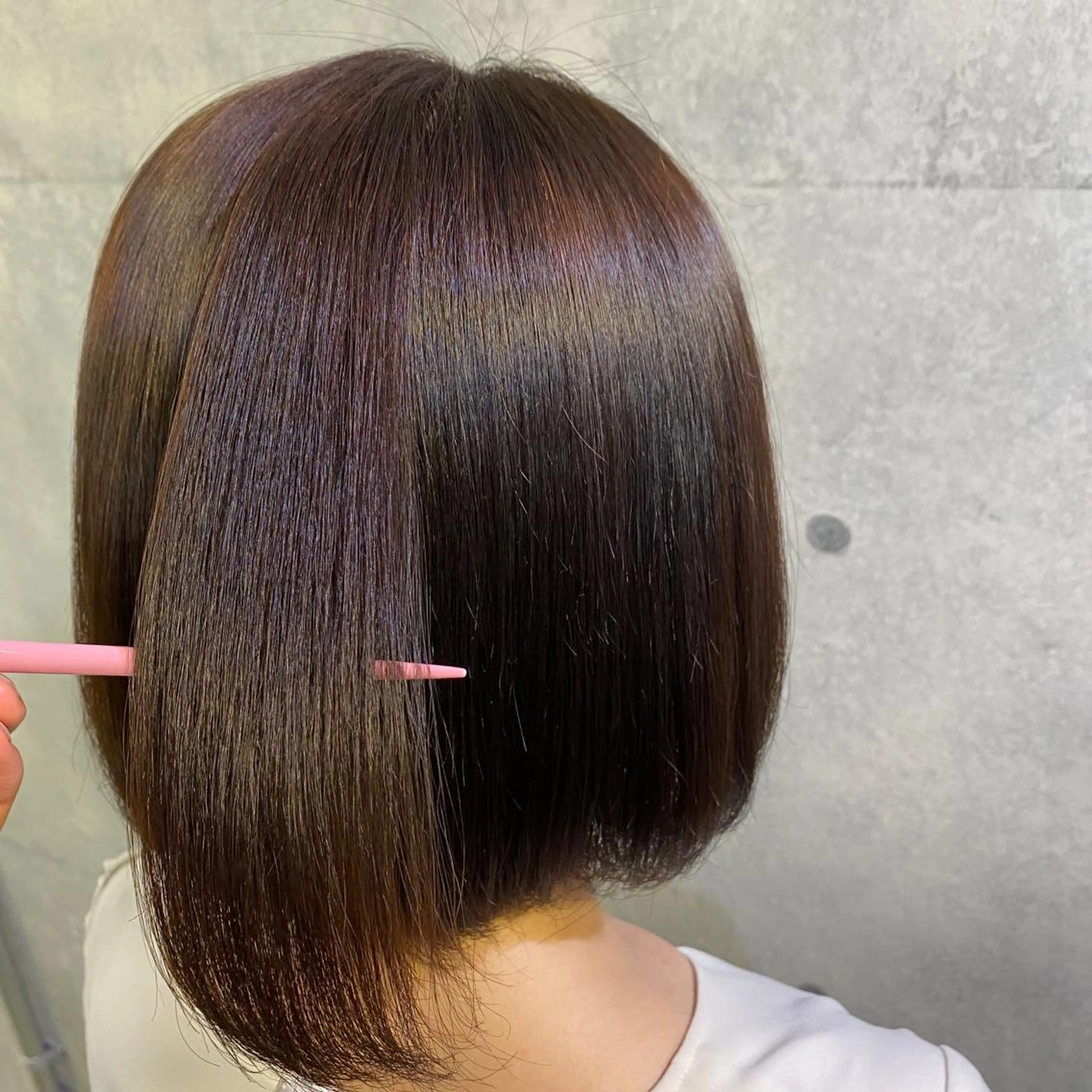 ミディアム ミディアムパーマ カットモデル/ 吉本　彩夏のヘアスタイル