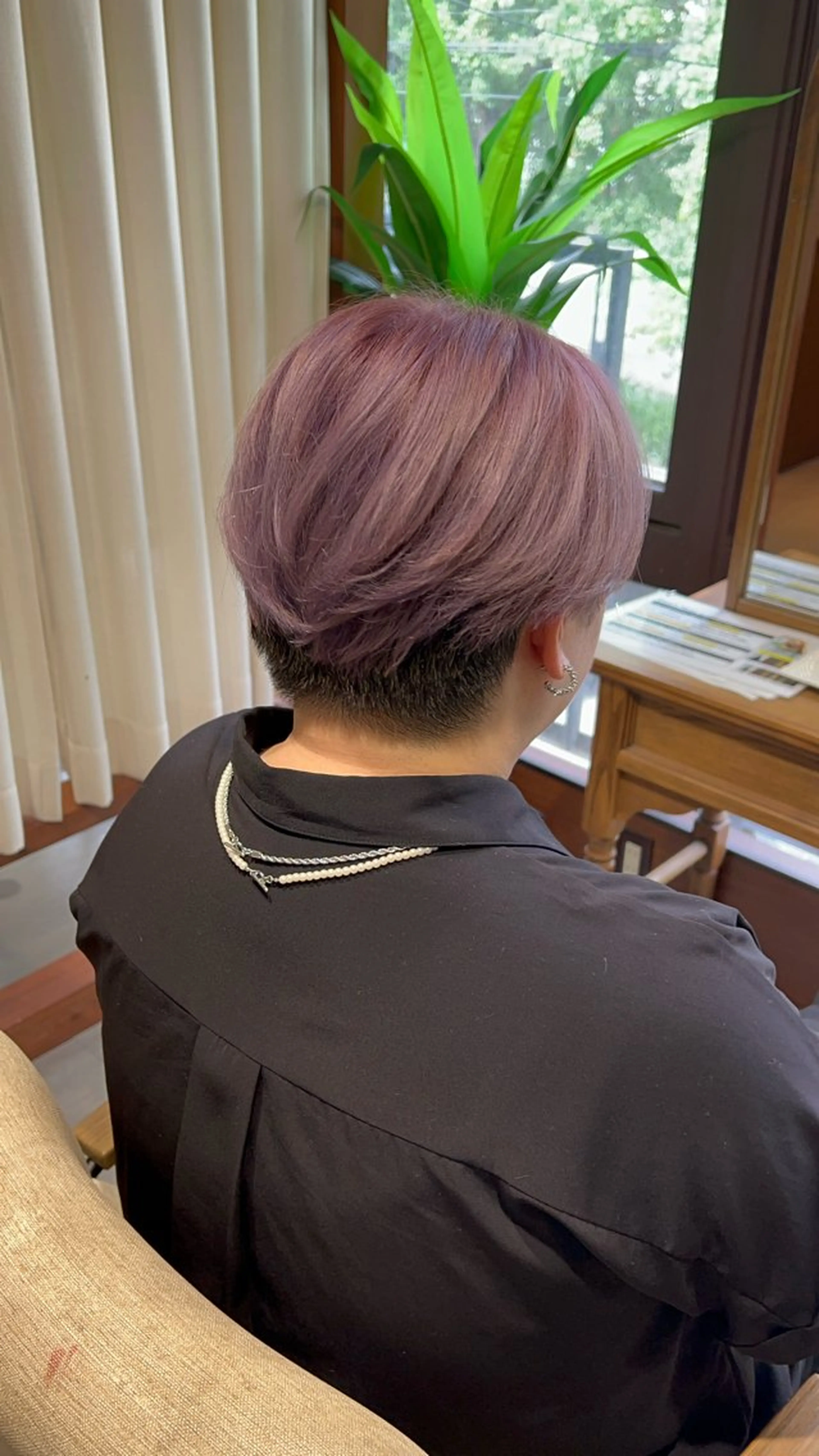 ショート ヘアカラー トリートメント 💓シールエクステ ルミエールのヘアスタイル