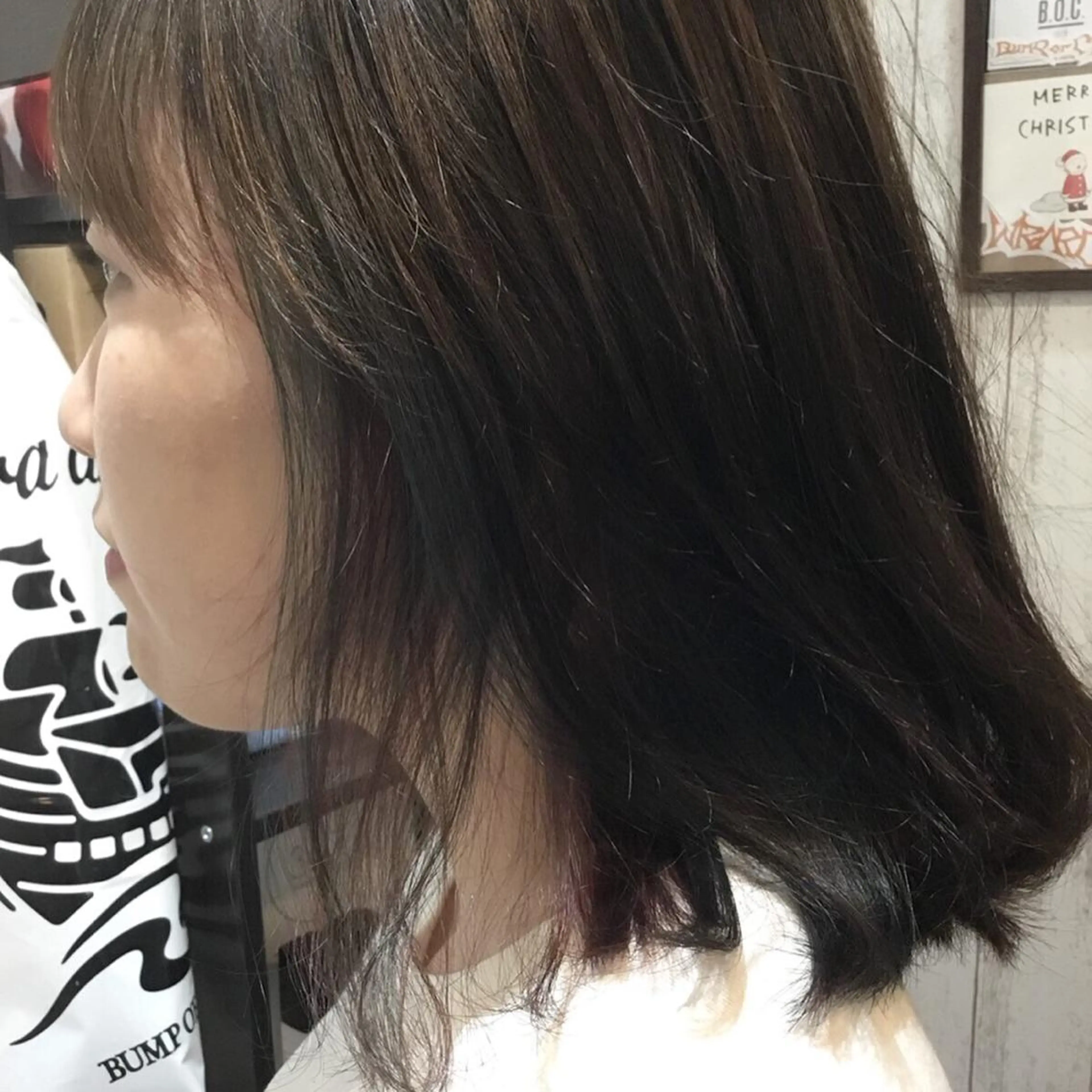 ミディアム カラー embrace エンブレイスのヘアスタイル