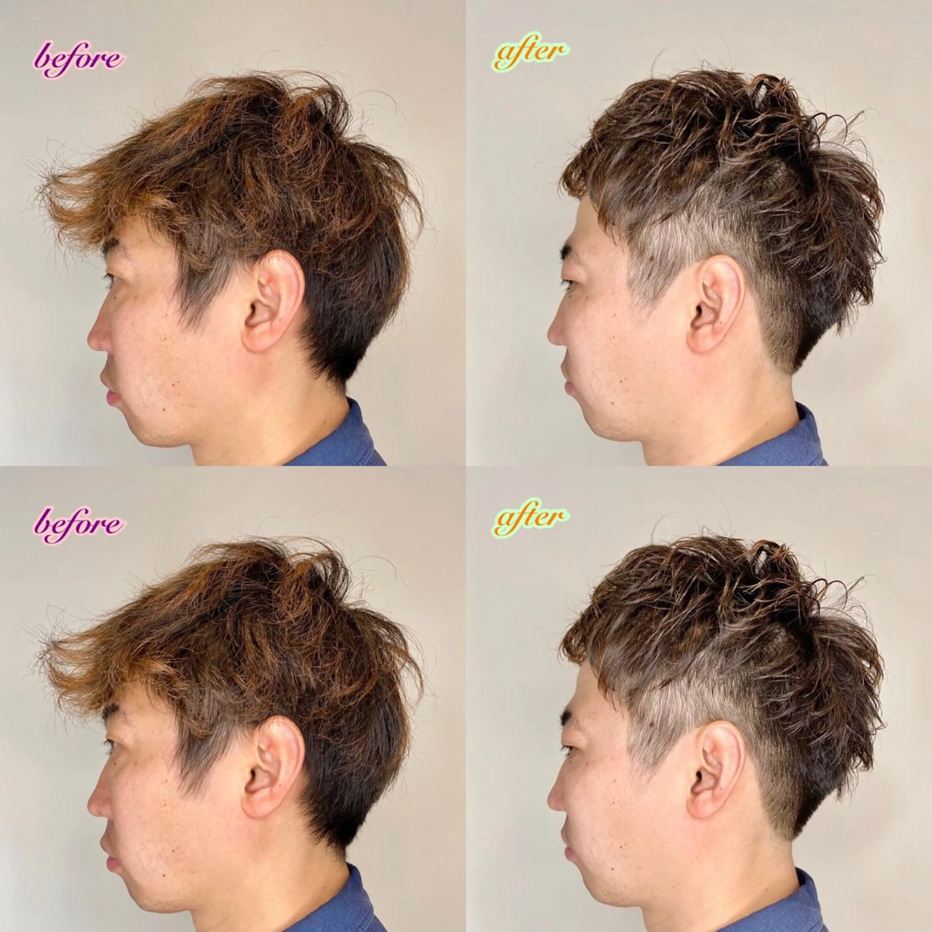 ショート パーマ メンズ メンズパーマ カット トリートメント KEN KENのヘアスタイル