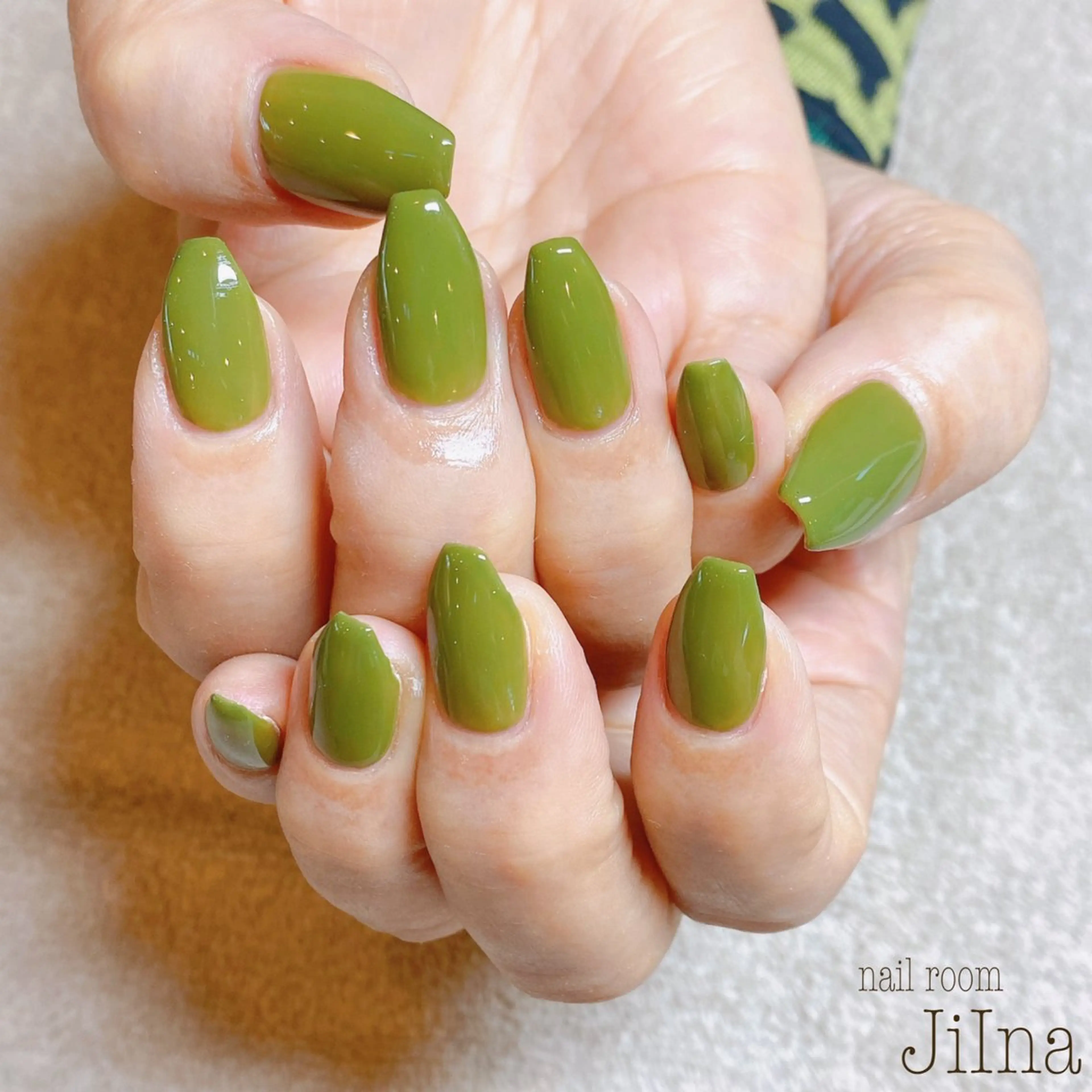 ネイル ワンカラーネイル JiIna nailのネイルデザイン