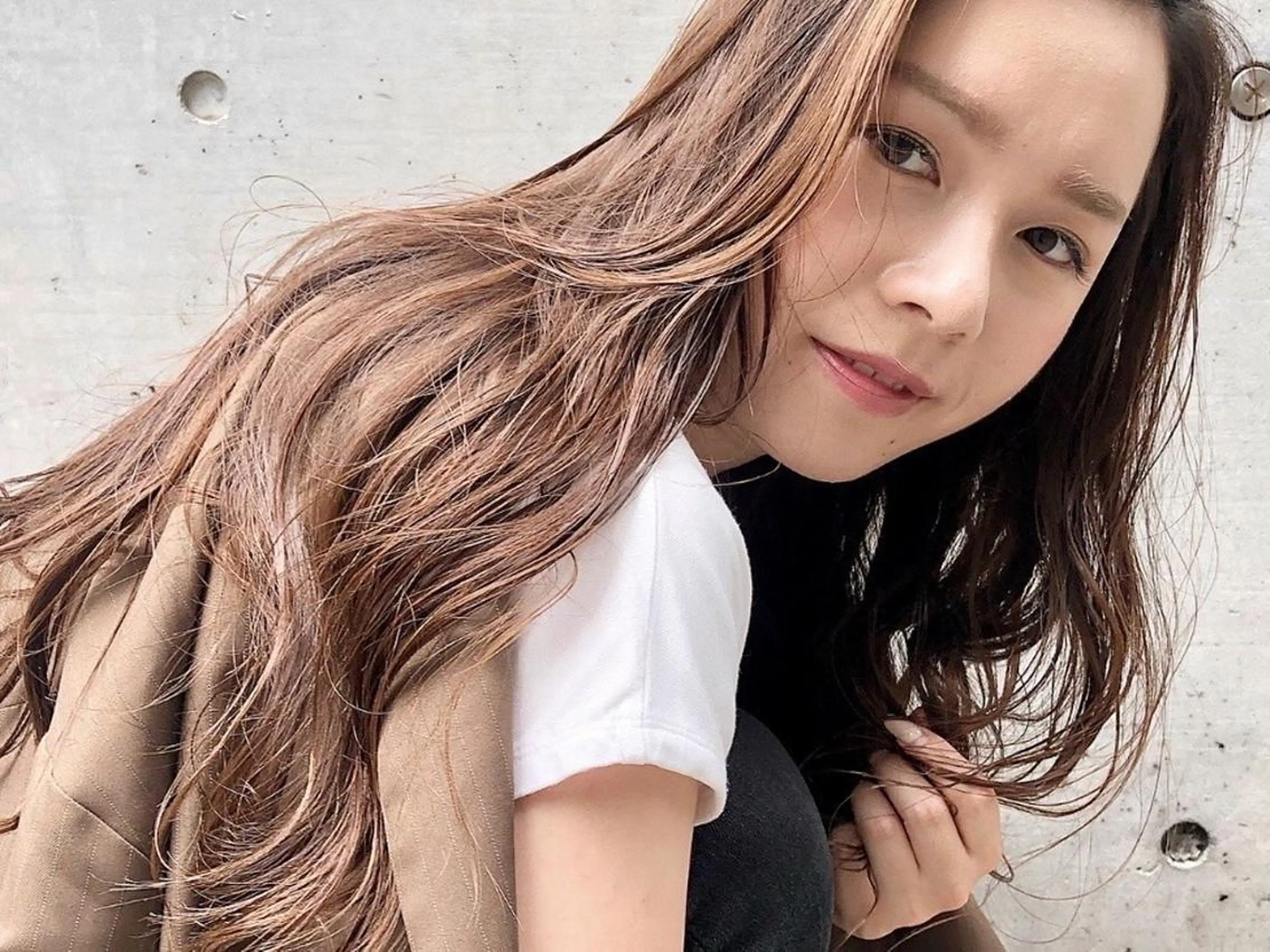 ロング カラー ブリーチ🌈金崎 江坂駅横すぐのヘアスタイル