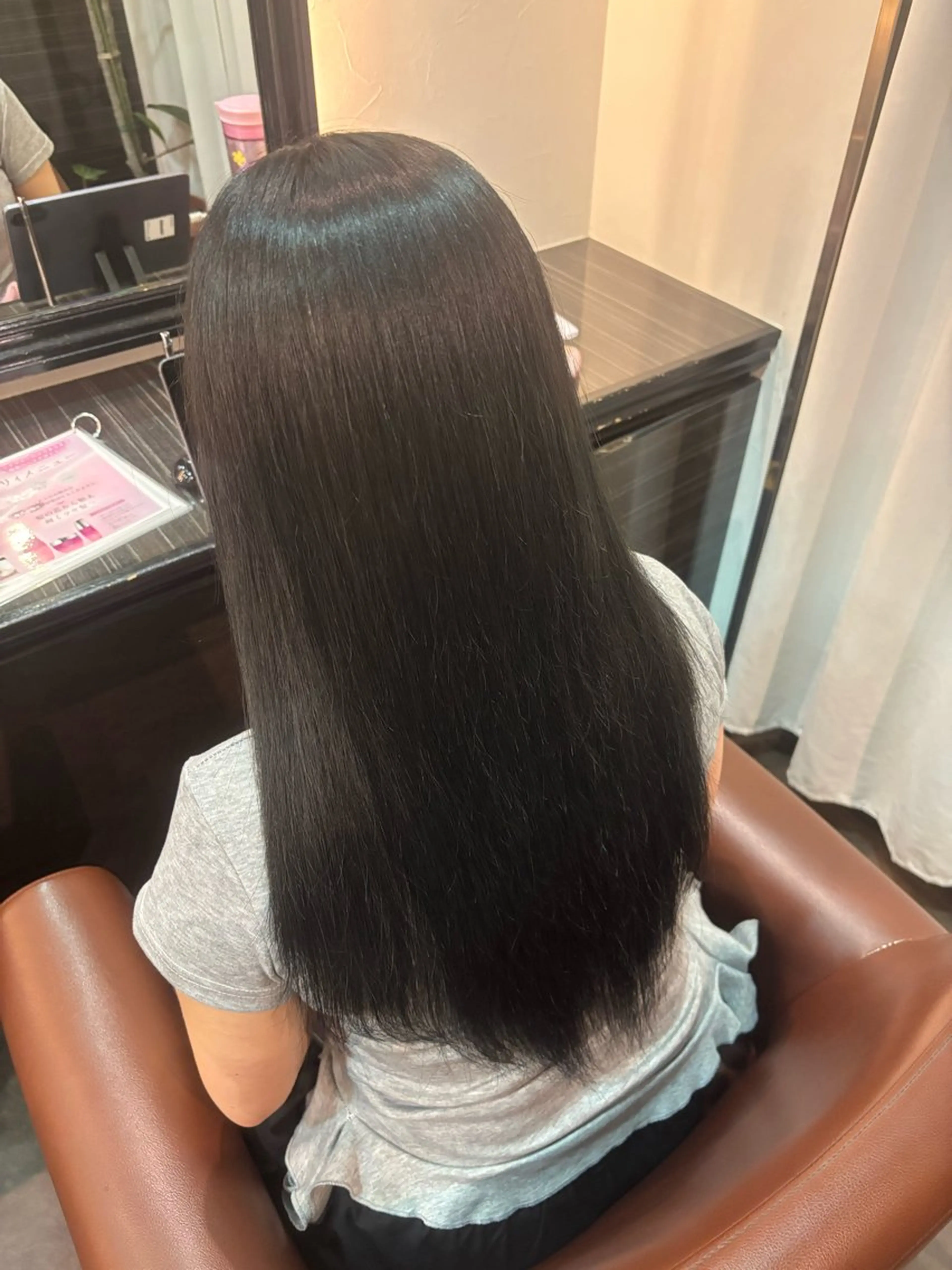 ロング ヘアカラー トリートメント gimmick 莉里のヘアスタイル