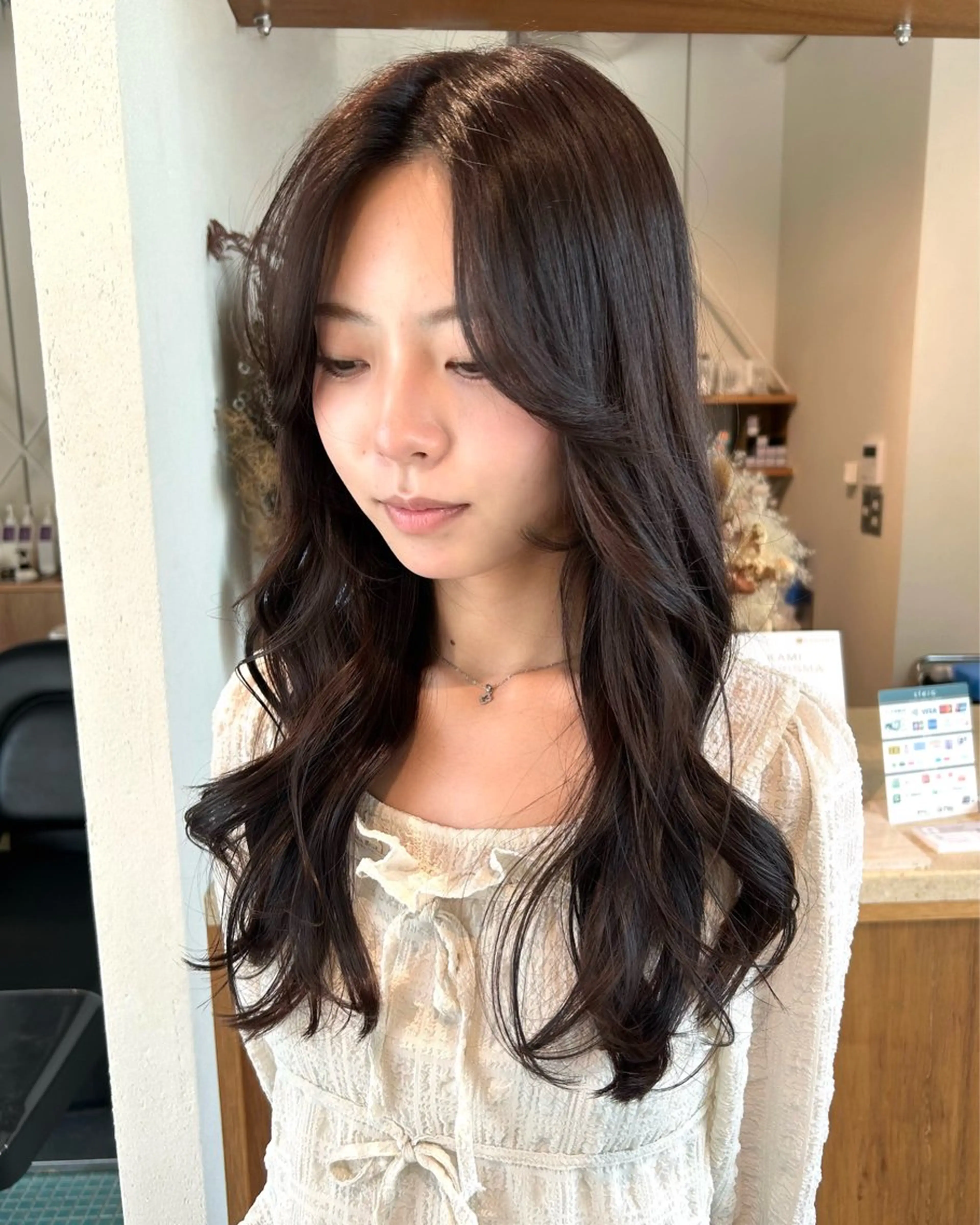 ロング ヘアカラー トリートメント ♥yelm ユウナ♥のヘアスタイル