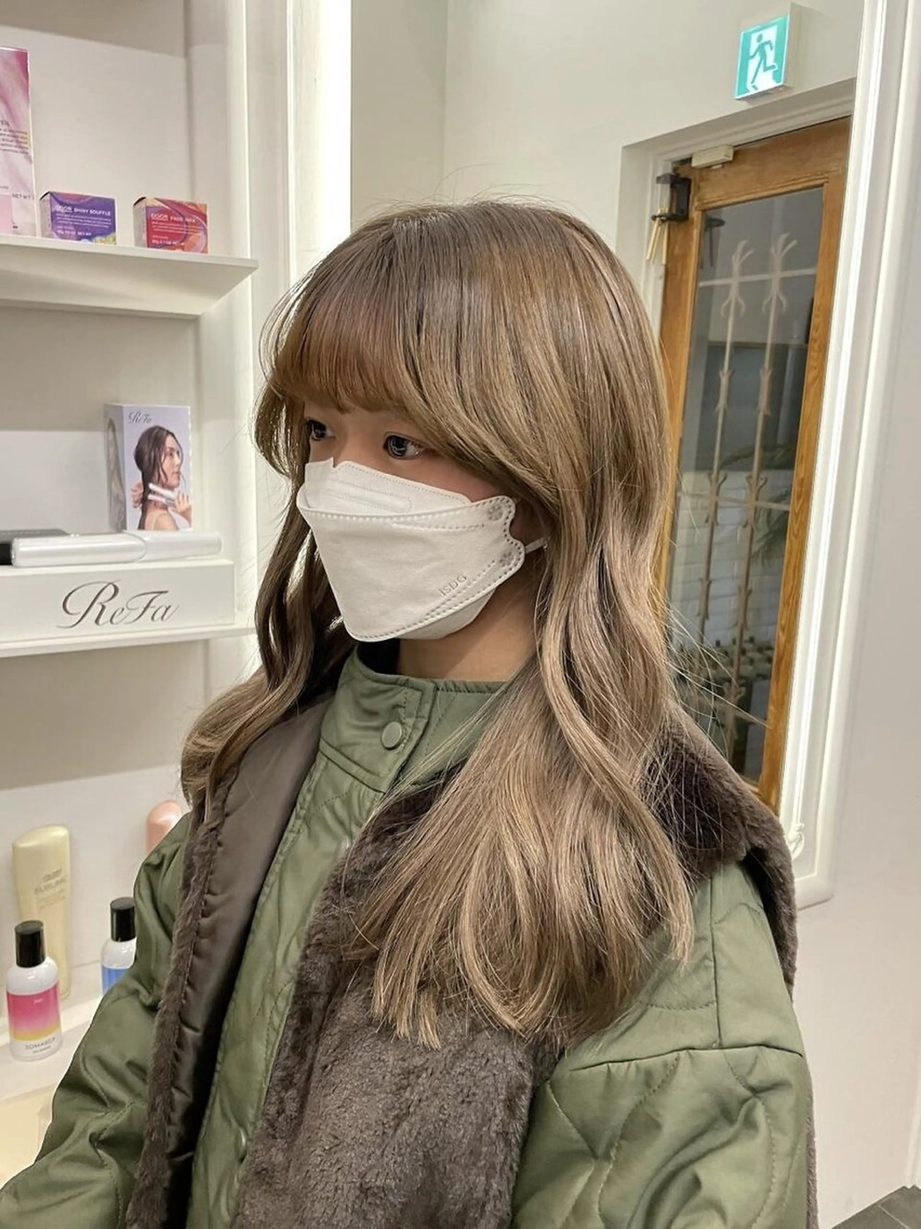 ロング シールエクステ ボブ エクステ ロング 吉村 憂々のヘアスタイル