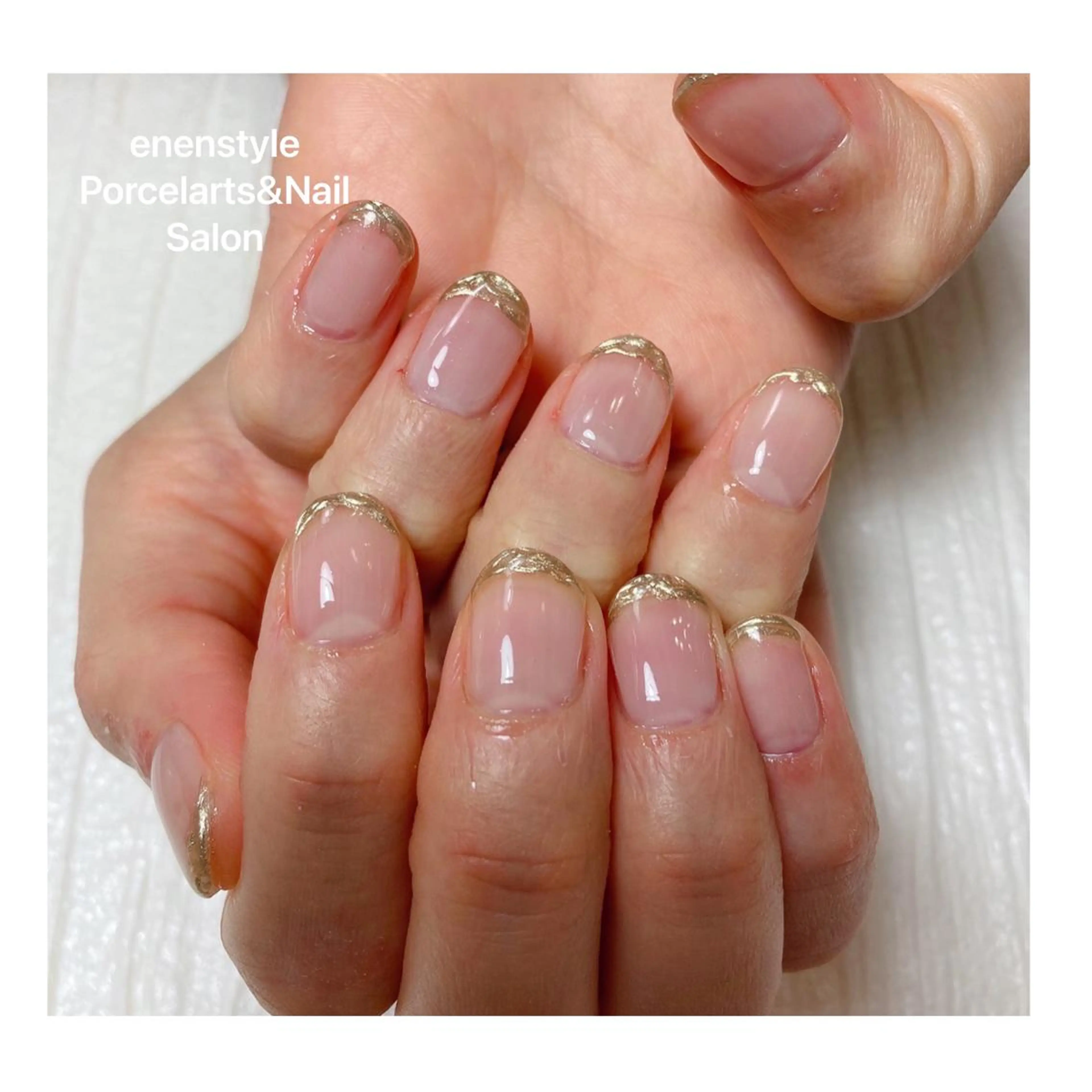 ショート ネイル ハンドネイル 👑enen style👑のネイルデザイン