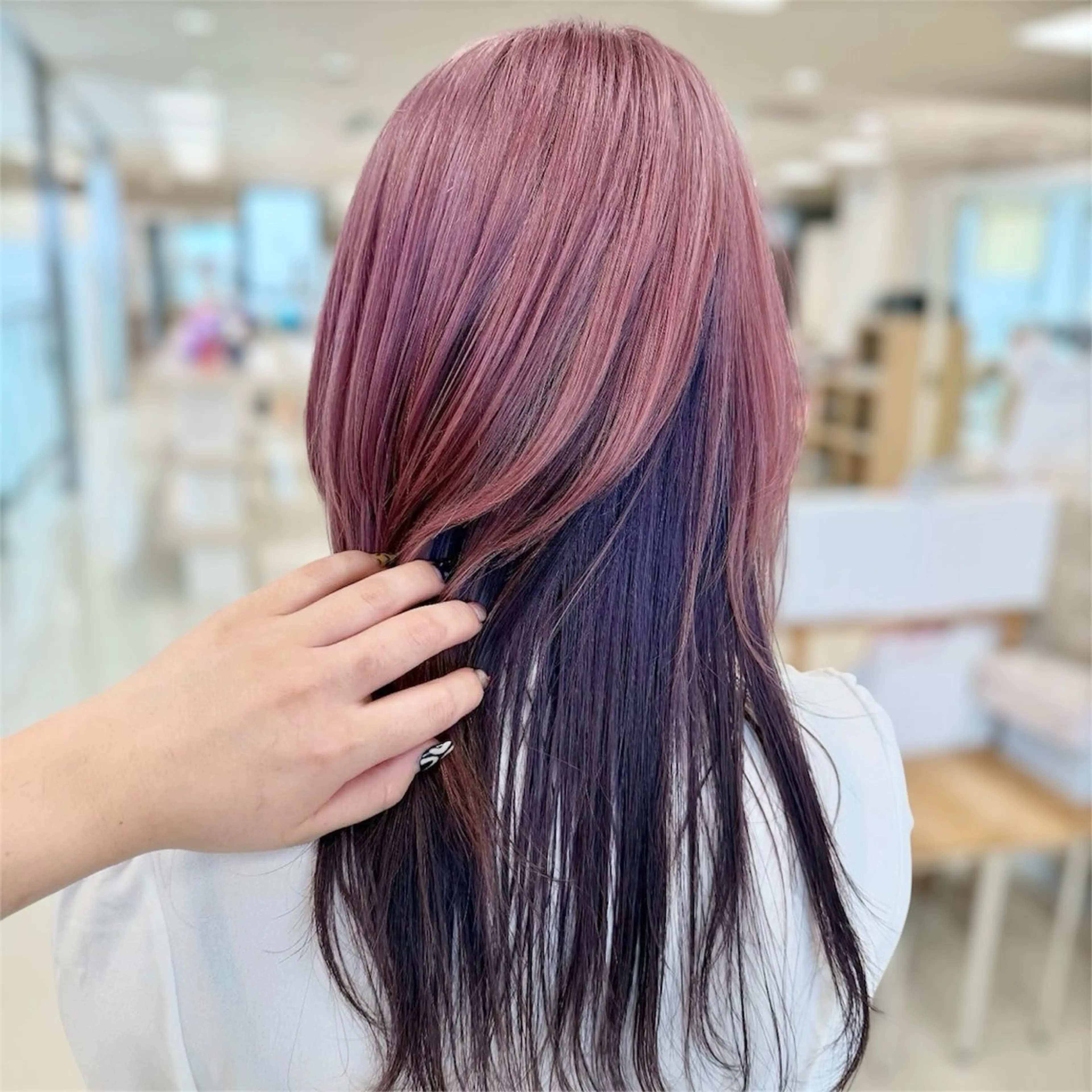 ロング カラー ヘアアレンジ 🍒KIKUCHI KANAE🍒のヘアスタイル