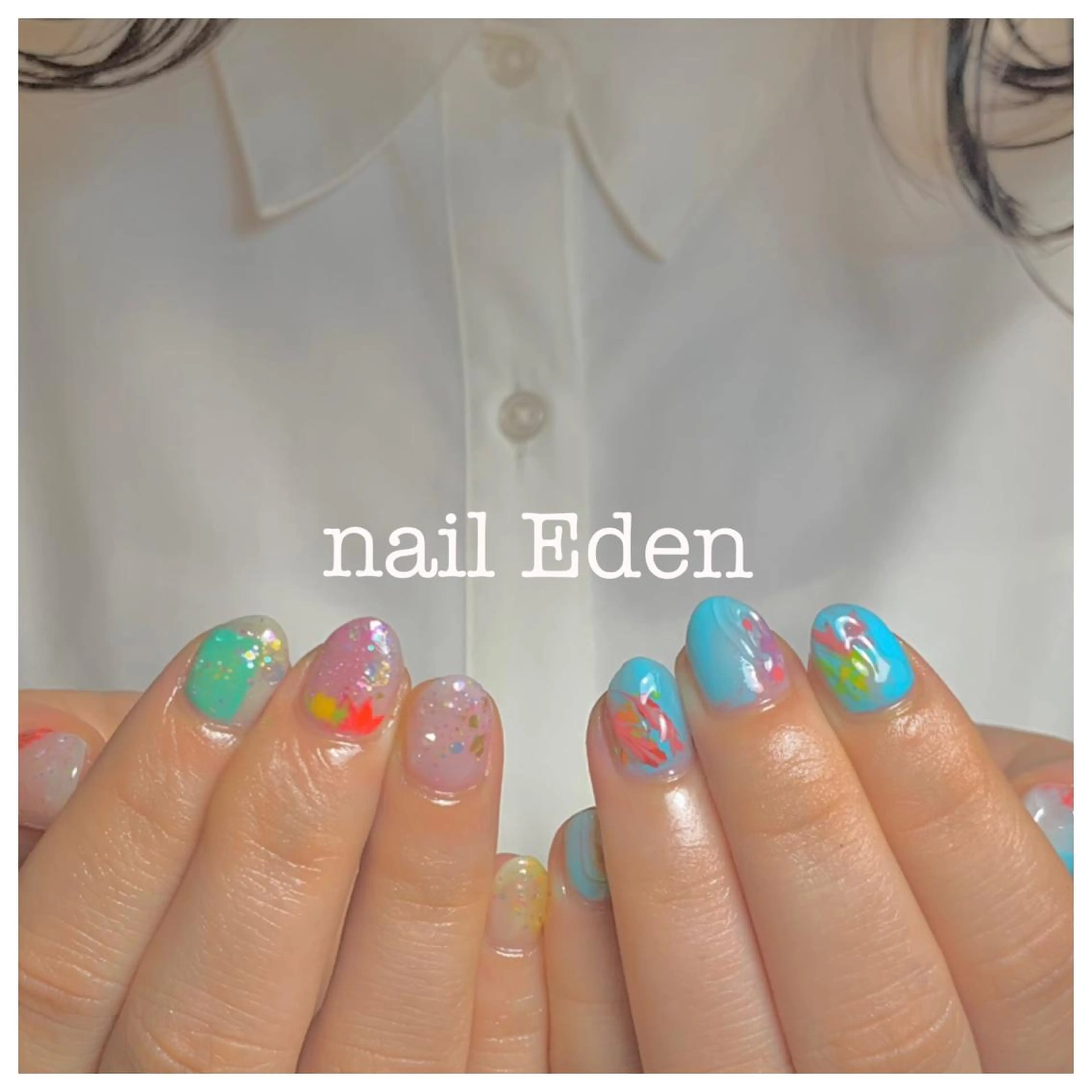 ネイル 持ち込み Eden　private nail saron所属・Eden ♾️のネイルデザイン