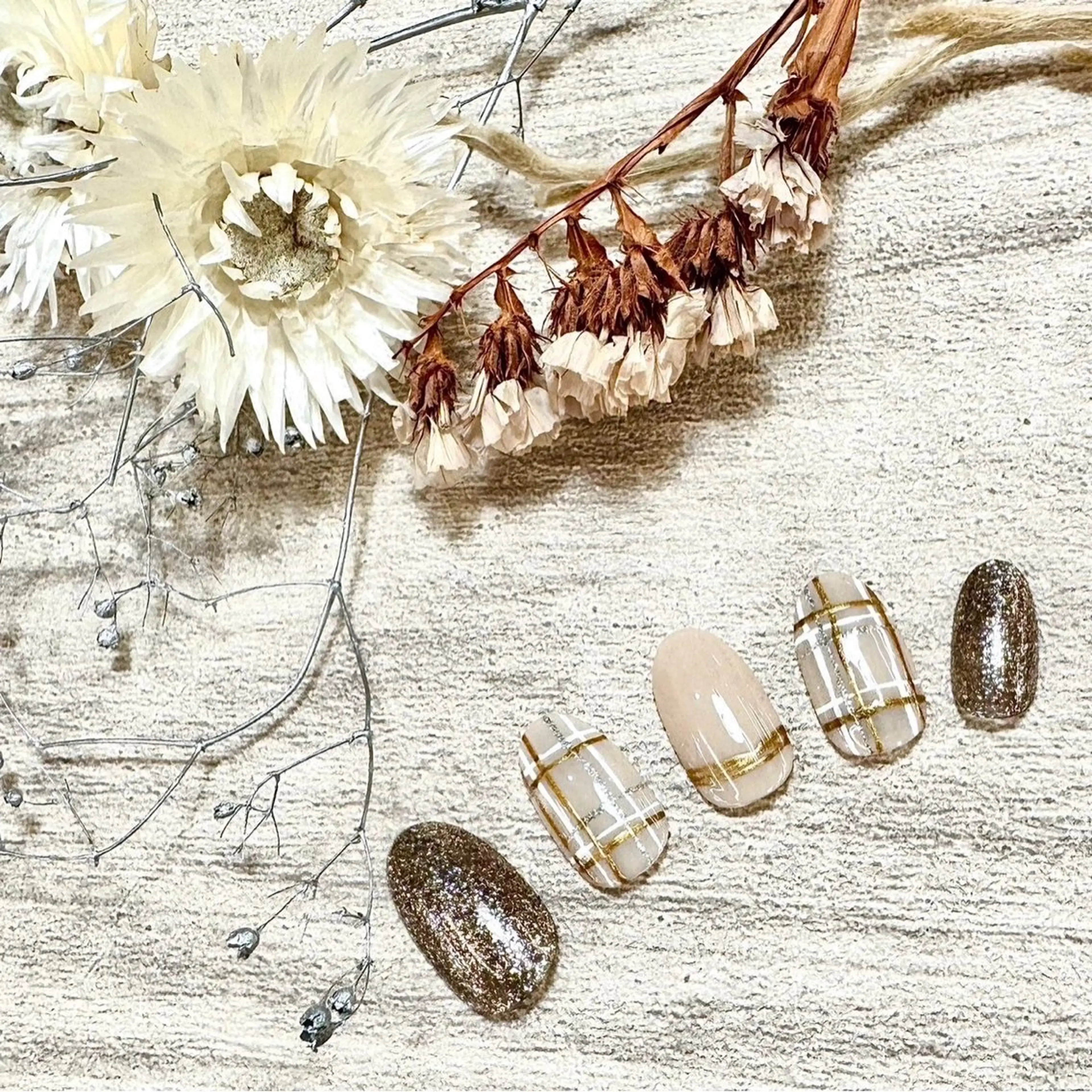 ネイル ⭐︎休業中の練習⭐︎ JNA認定講師髙橋のネイルデザイン