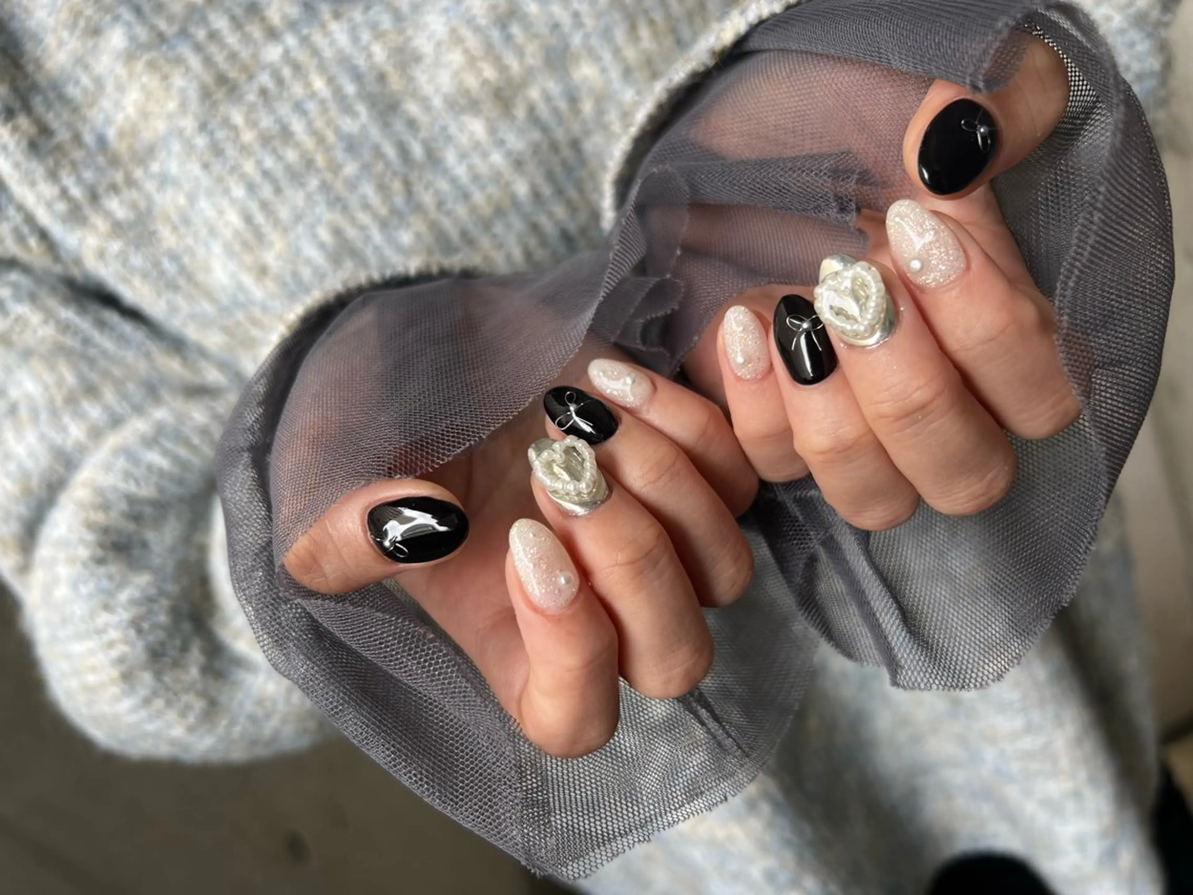 ネイル 持ち込み ニュアンスネイル Charme. NOBUKOのネイルデザイン