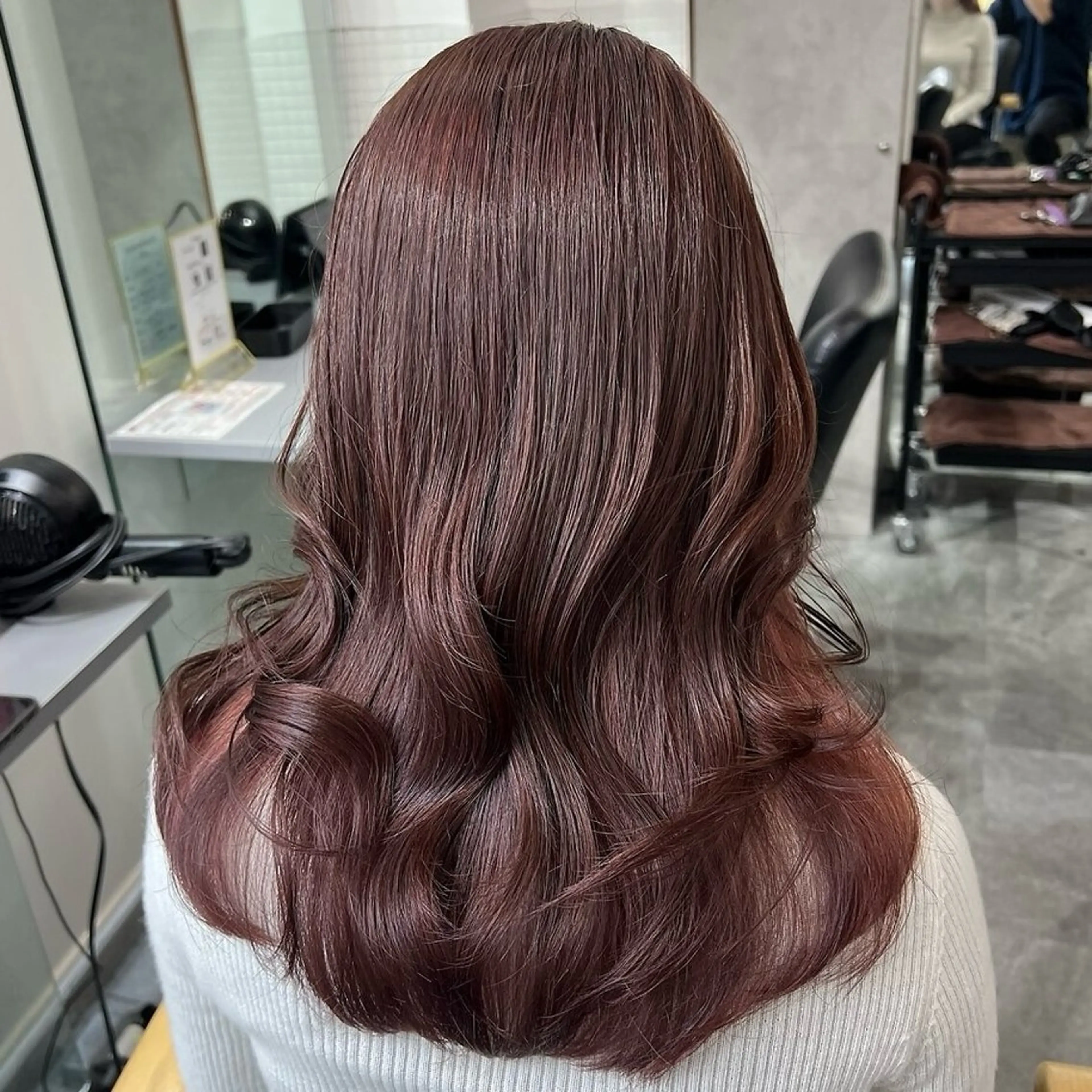 セミロング 💖ダブルカラー/ ケアカラー/レナ💖のヘアスタイル