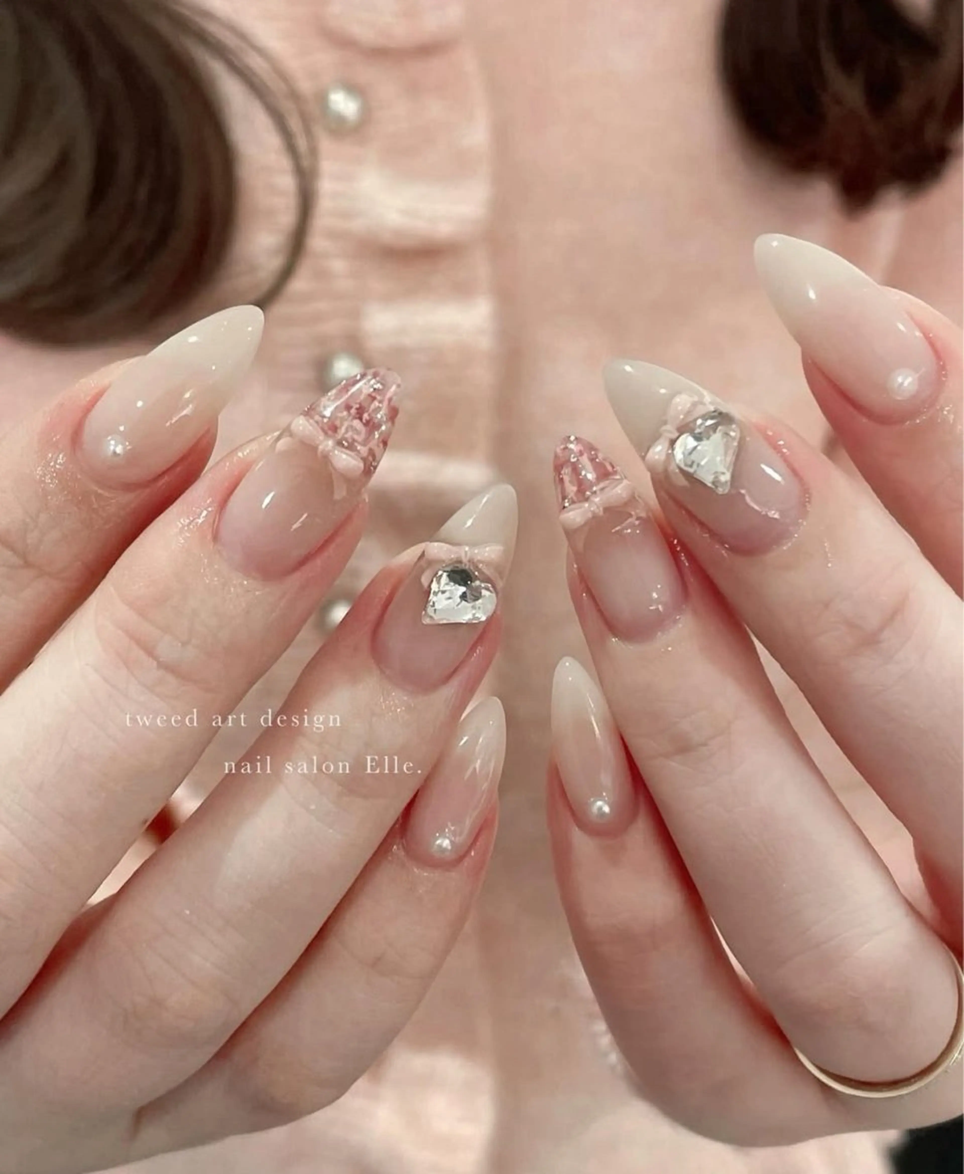 ネイル ハンドネイル パラジェル登録店　Nailsalon Amour  上野湯島店所属・🫧 はる🩵のネイルデザイン