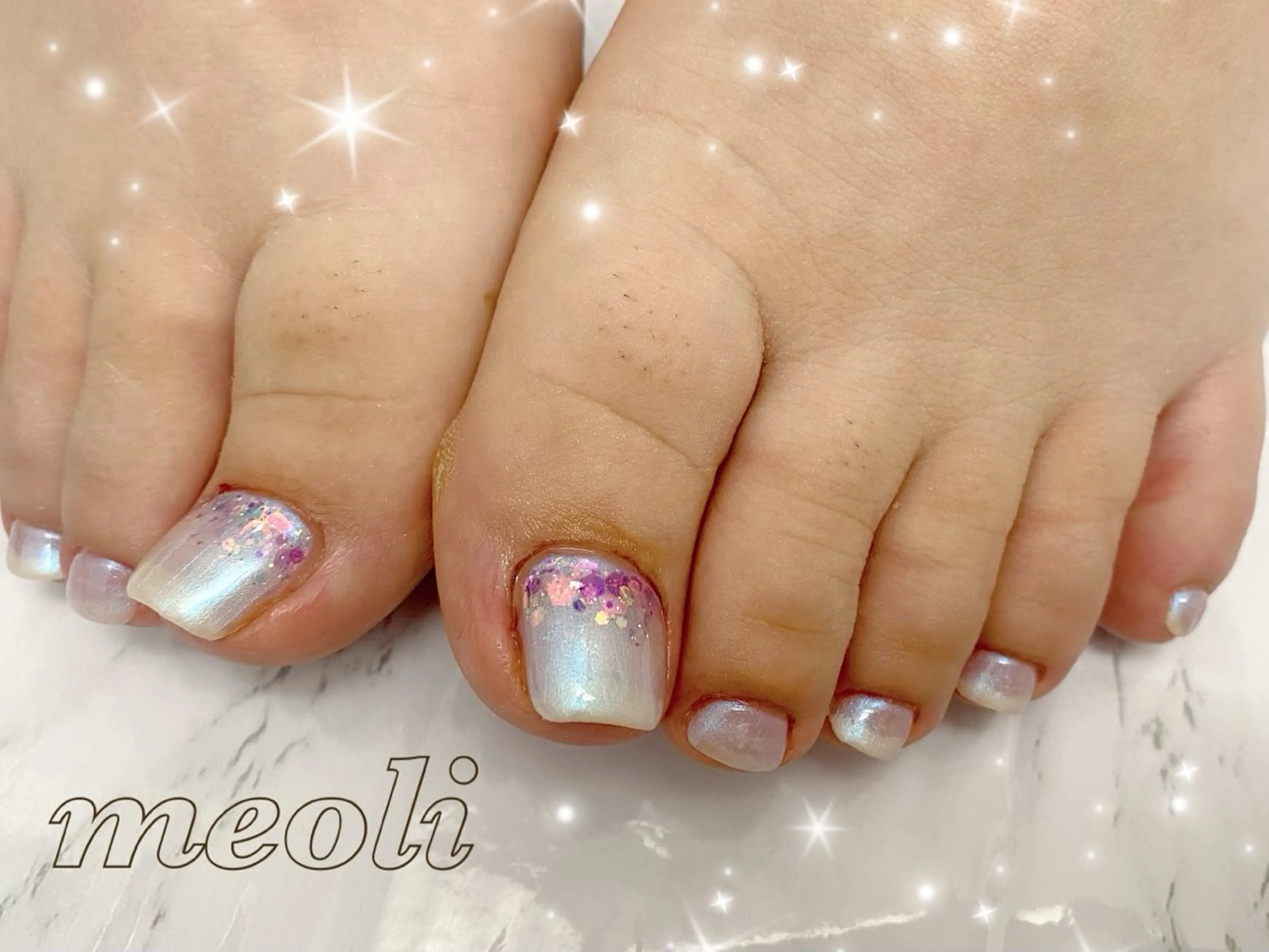 ネイル フットネイル nail salon meoli メグのネイルデザイン