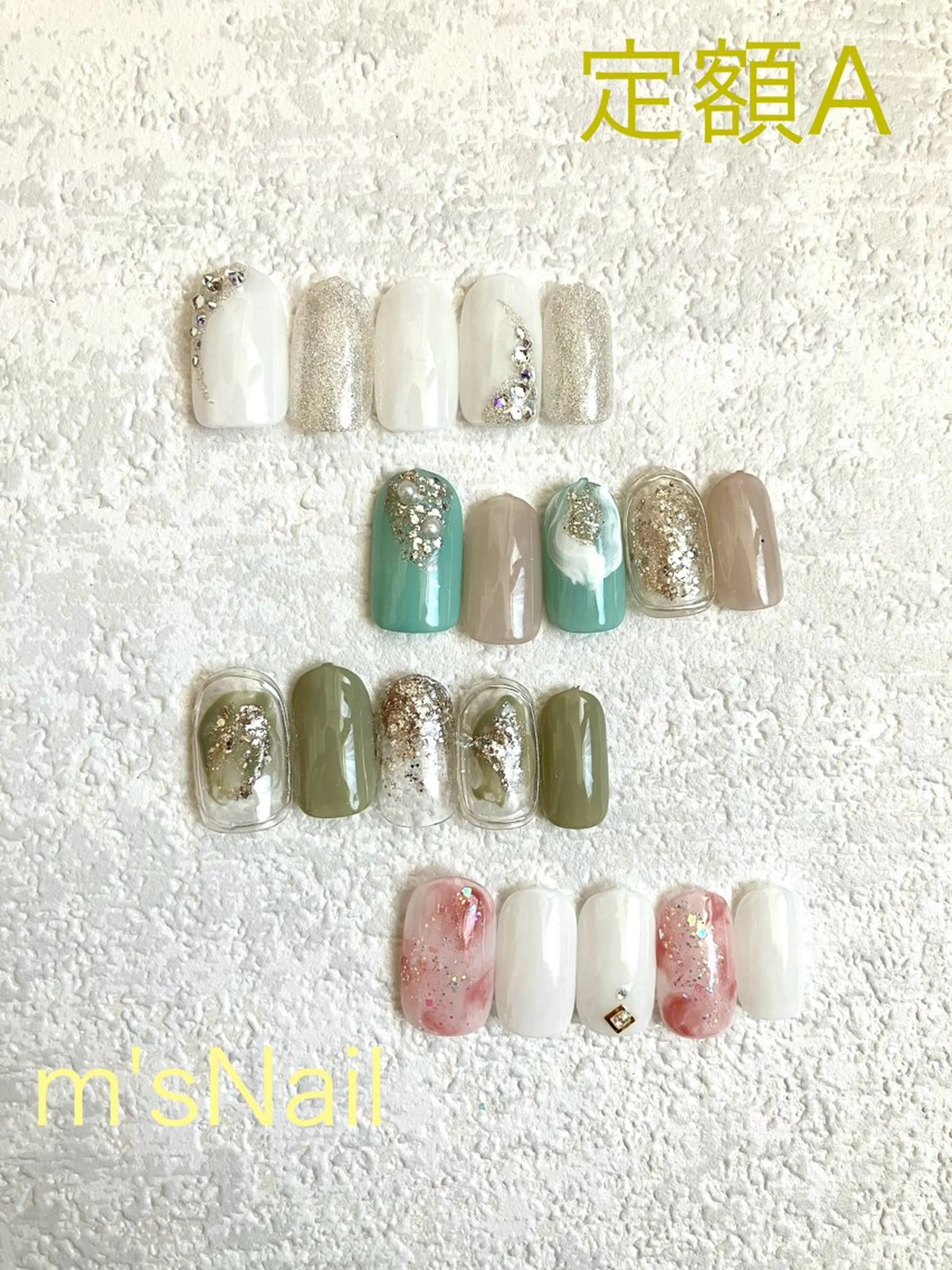 ネイル ジェルネイル パラジェル ハンドネイル m'sNail 福岡西区 ネイルのネイルデザイン