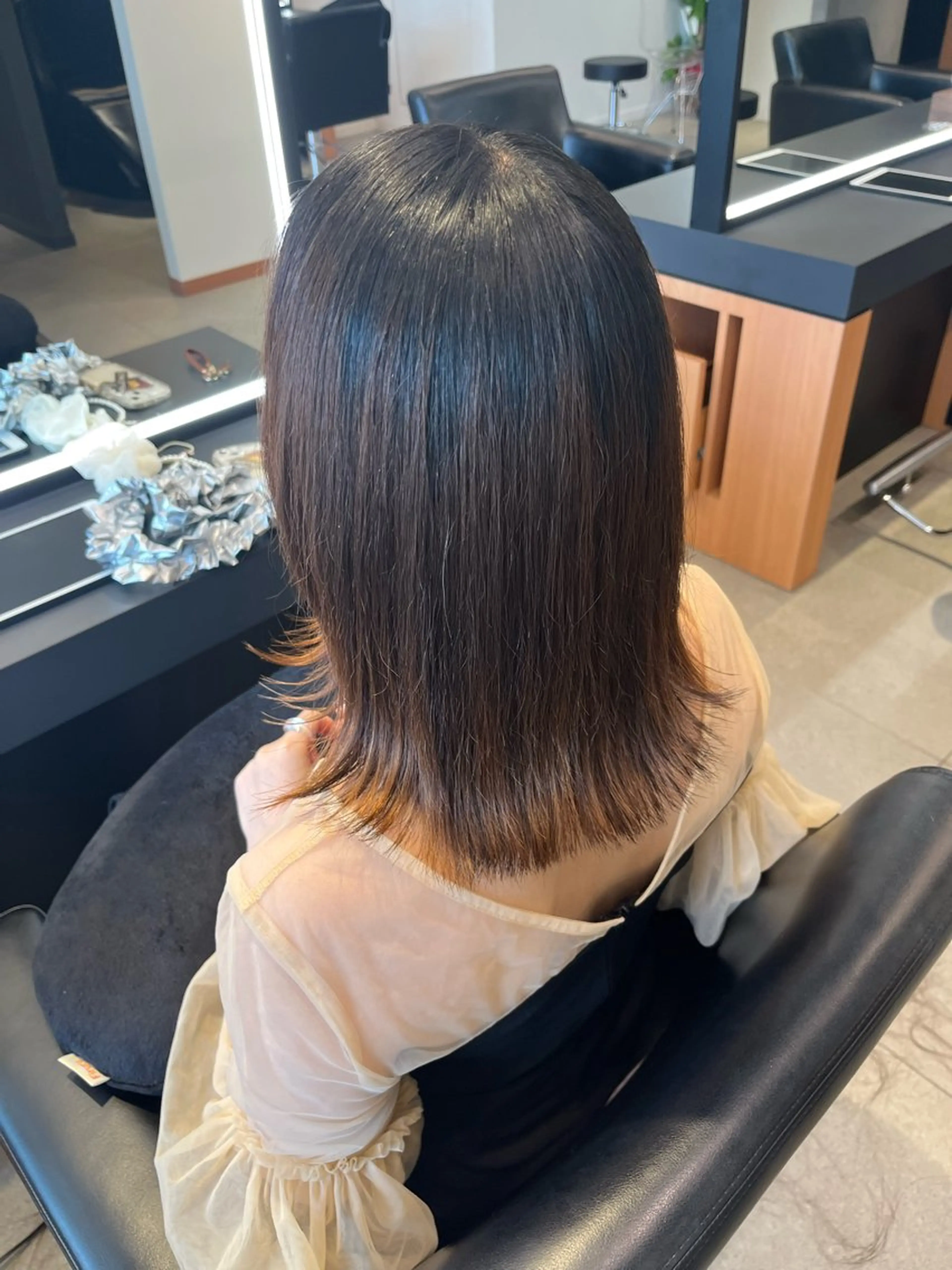 ミディアム AYU (ému) 伏見/髪質改善のヘアスタイル