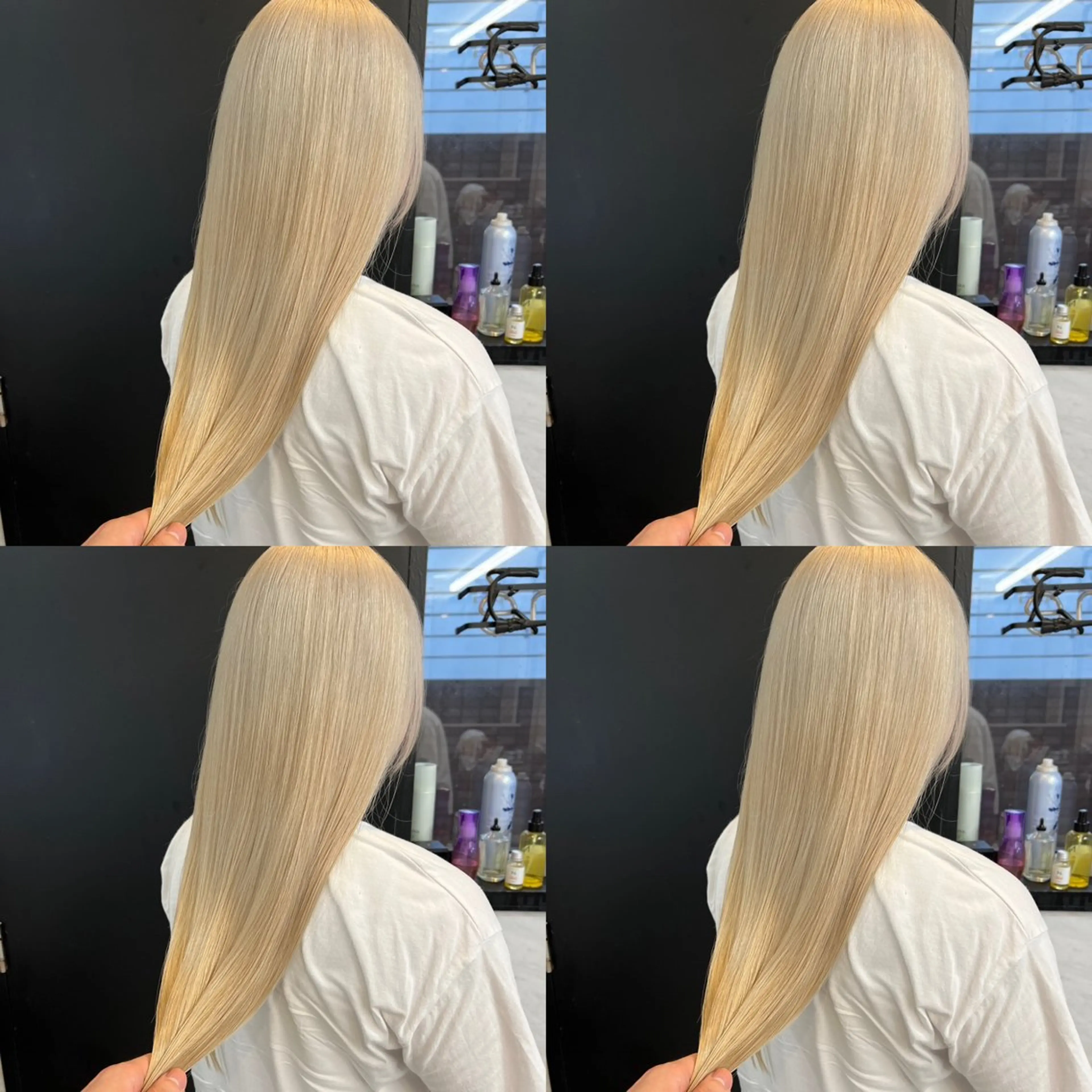 ロング カラー ベージュカラー ホワイトベージュ カット ヘアカラー トリートメント ✨髪質改善✖︎顔周り レイヤー✨ナカムラのヘアスタイル