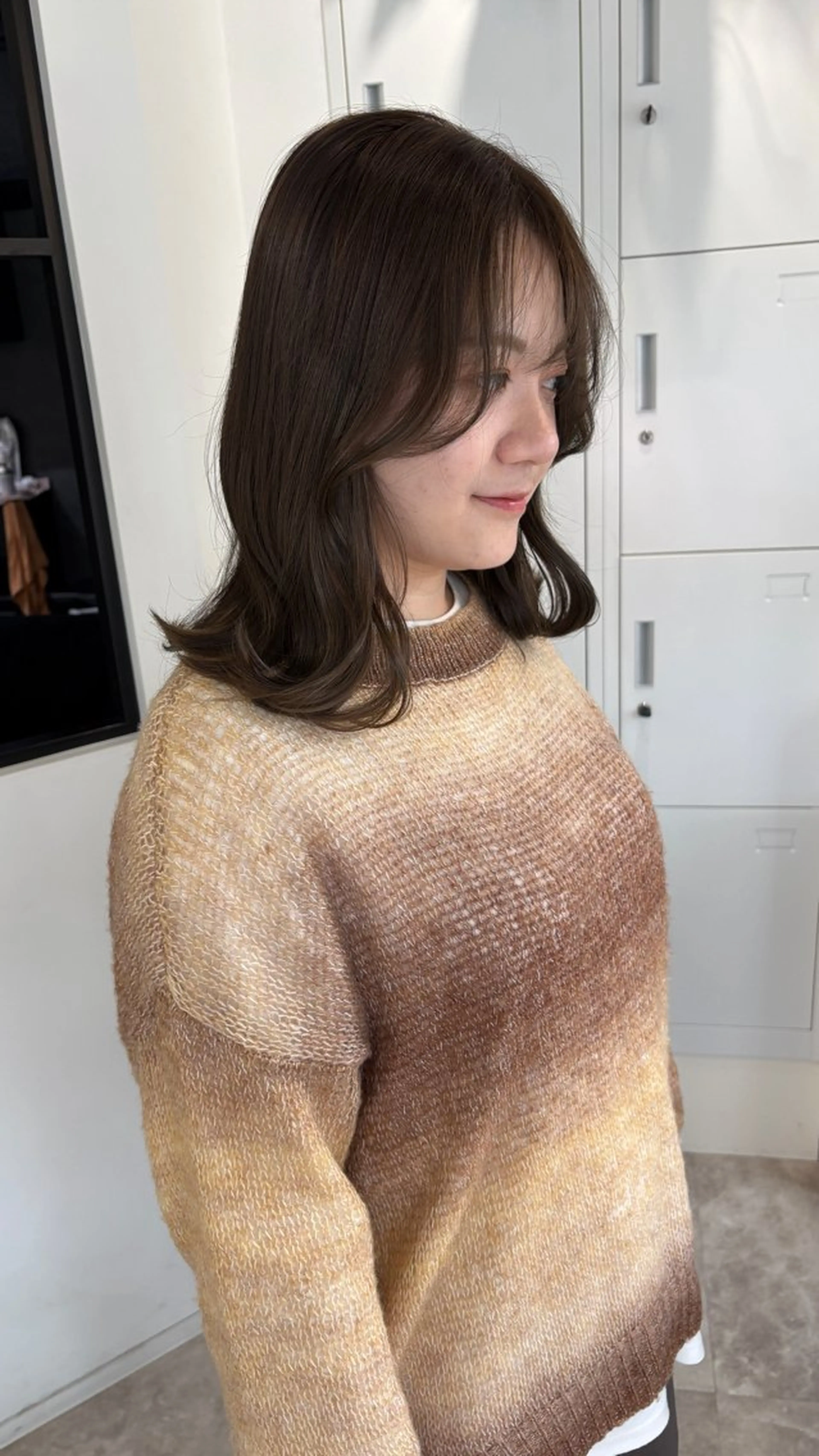 ミディアム 河野いずみ レイヤー/ボブ 🤍のヘアスタイル