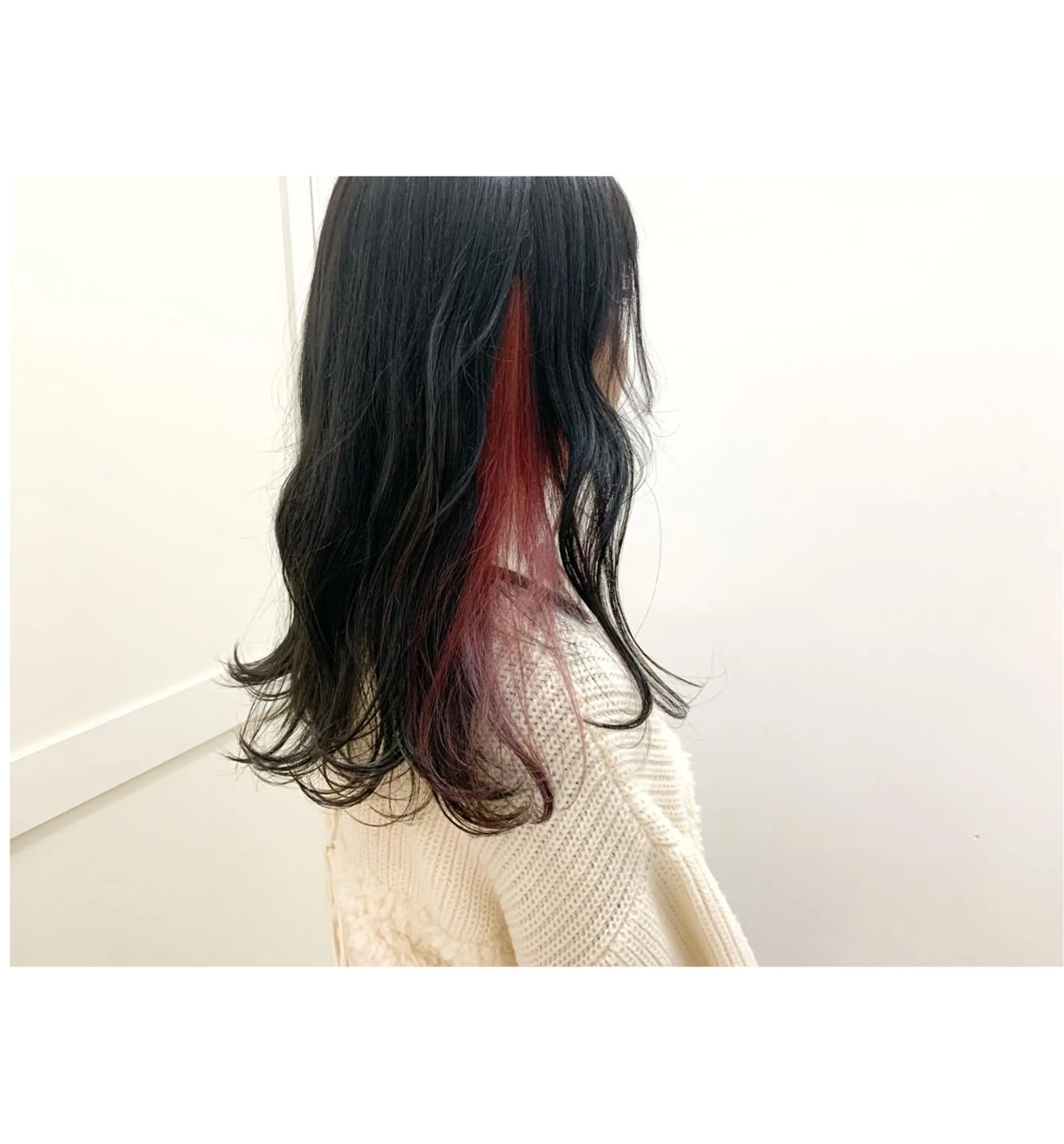 カラー+ブリーチインナーカラー+ツヤトリートメントの写真