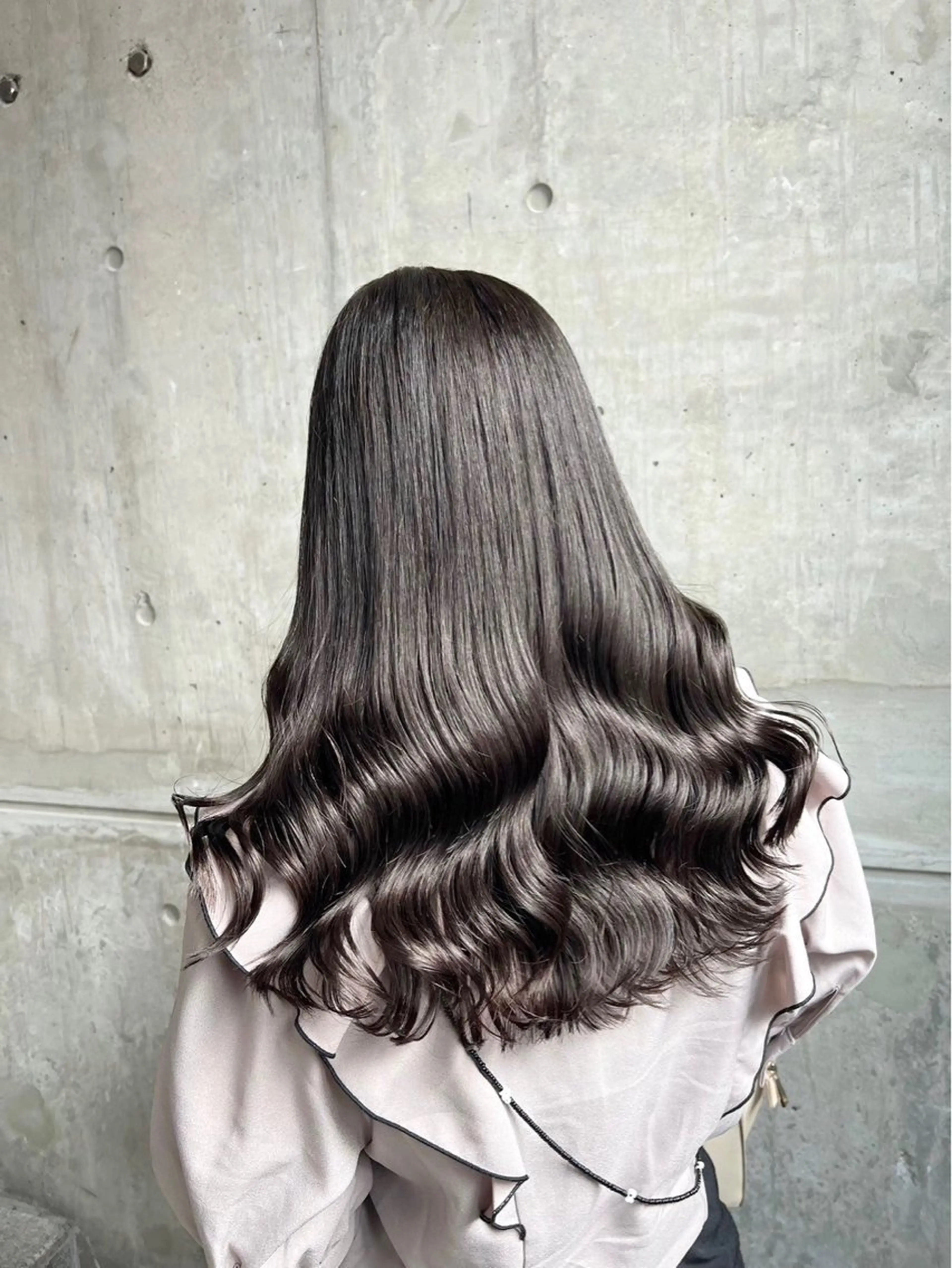 ロング カラー ヘアカラー トリートメント 韓国トレンドヘア🤍 Chima🤍のヘアスタイル