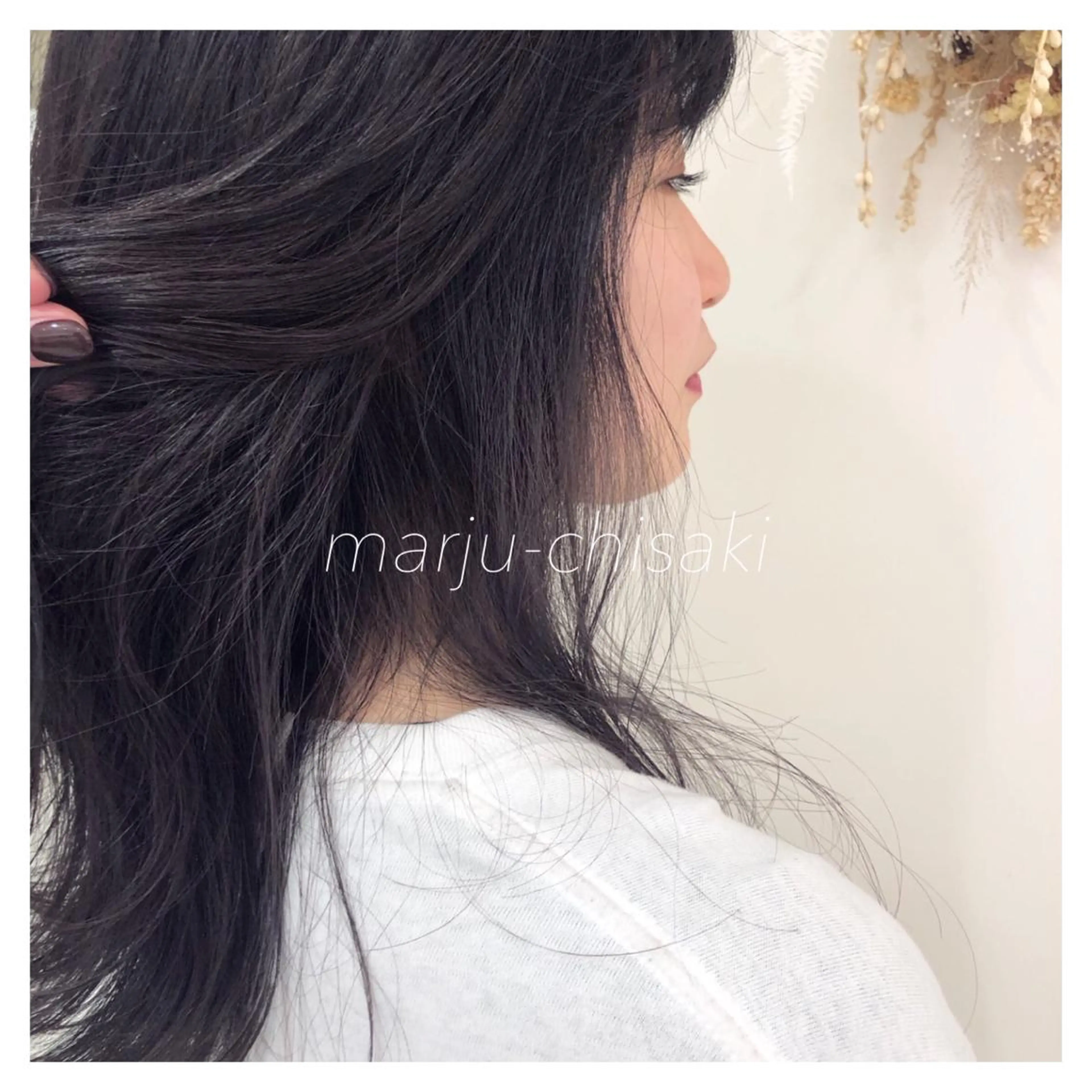 レイヤーカット/ ハイライト　千咲季のヘアスタイル