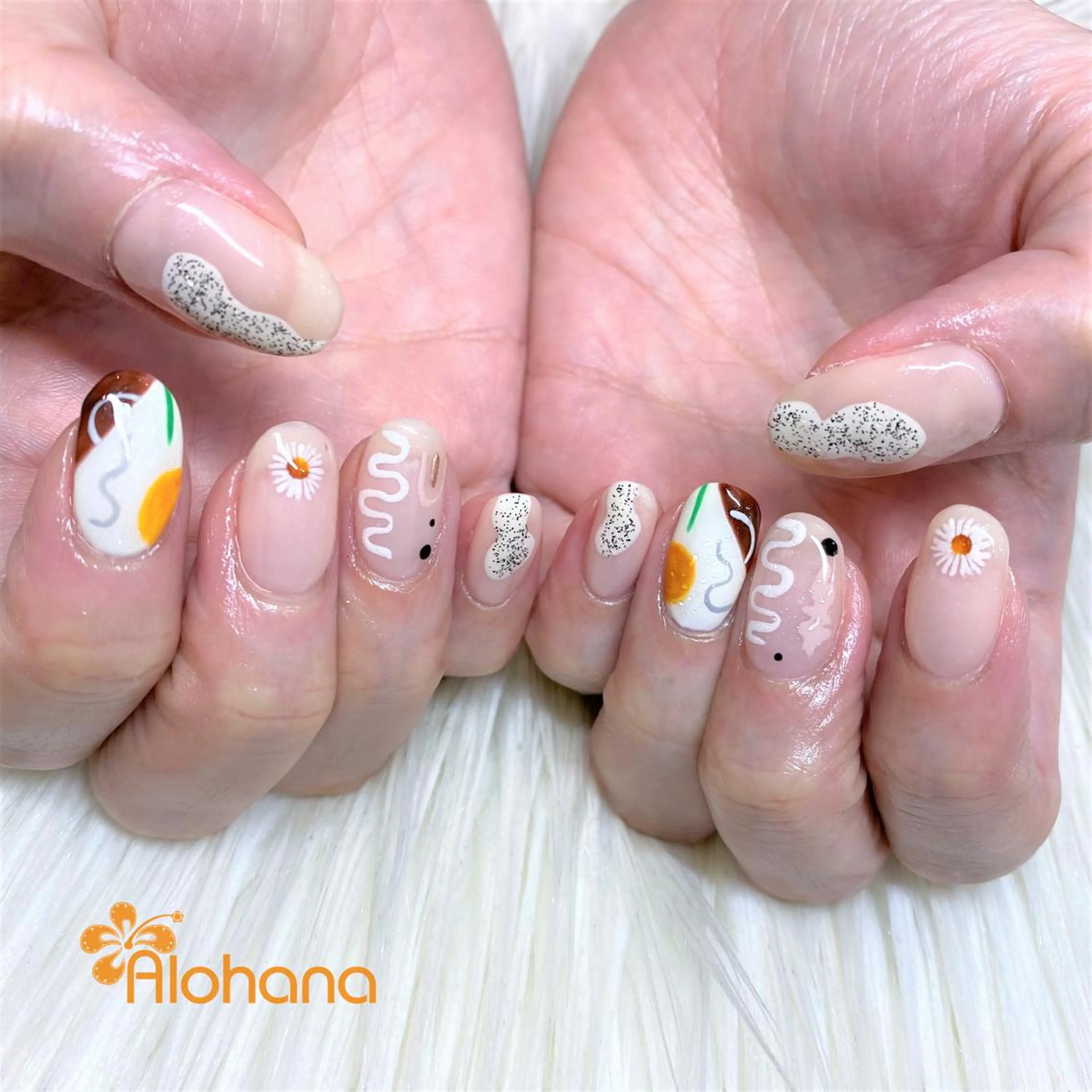 ネイル アートネイル ハンドネイル Alohana Minaのネイルデザイン