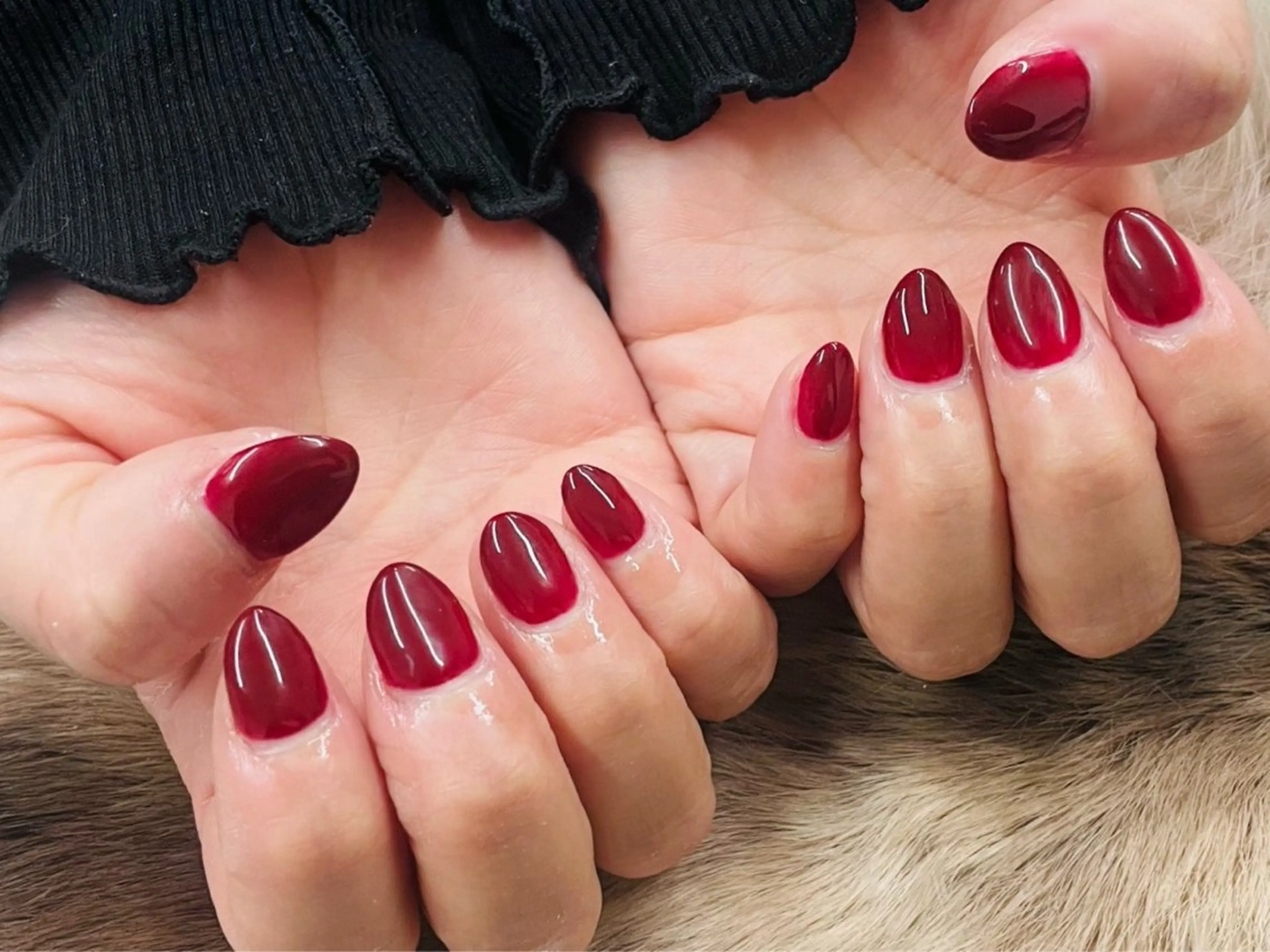 ネイル ワンカラーネイル CARIS nailはづきのネイルデザイン