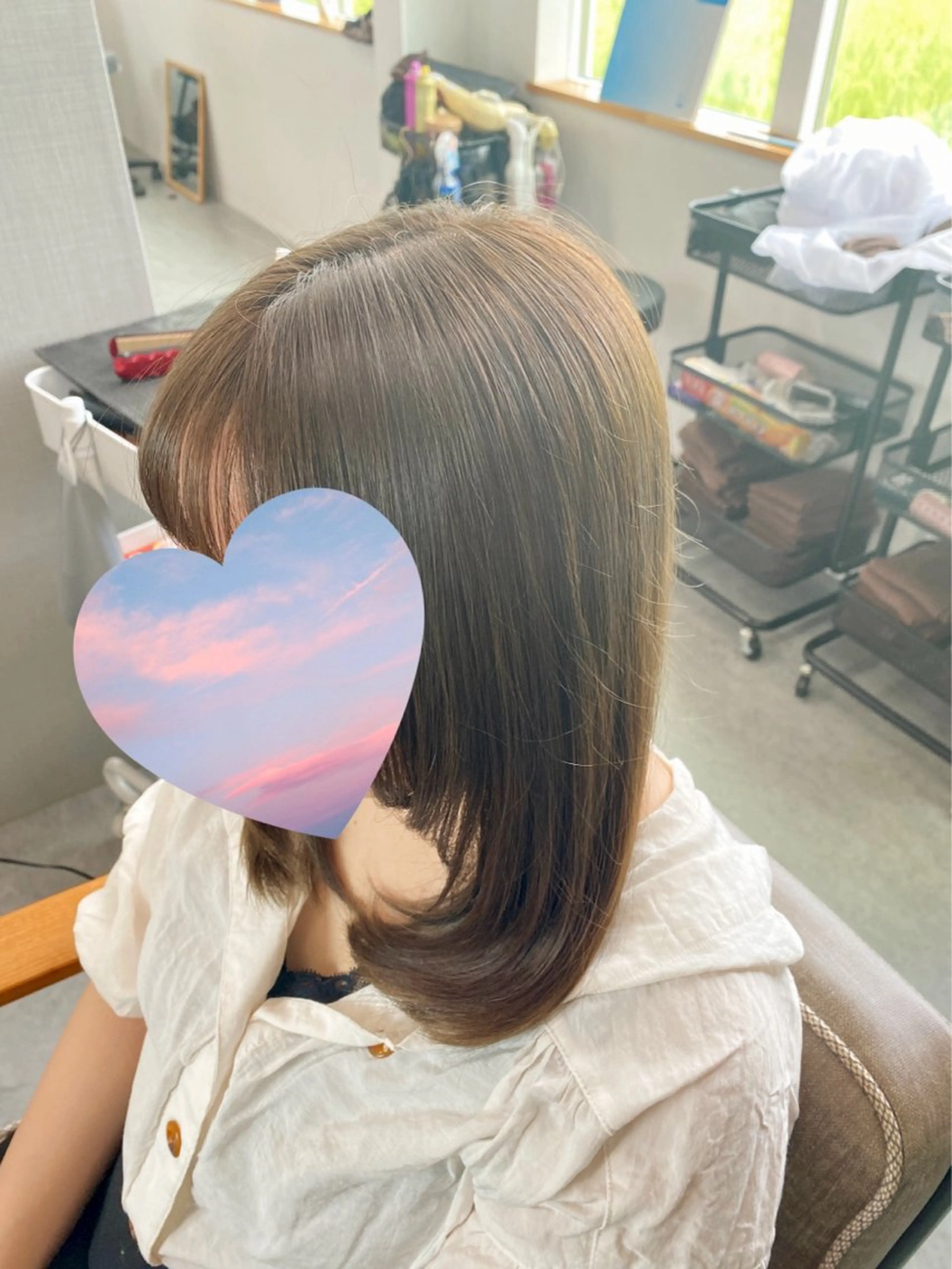 カラー ベージュカラー ブラウンカラー 透明感カラー オリーブベージュ 松川優真 【髪質改善】のヘアスタイル