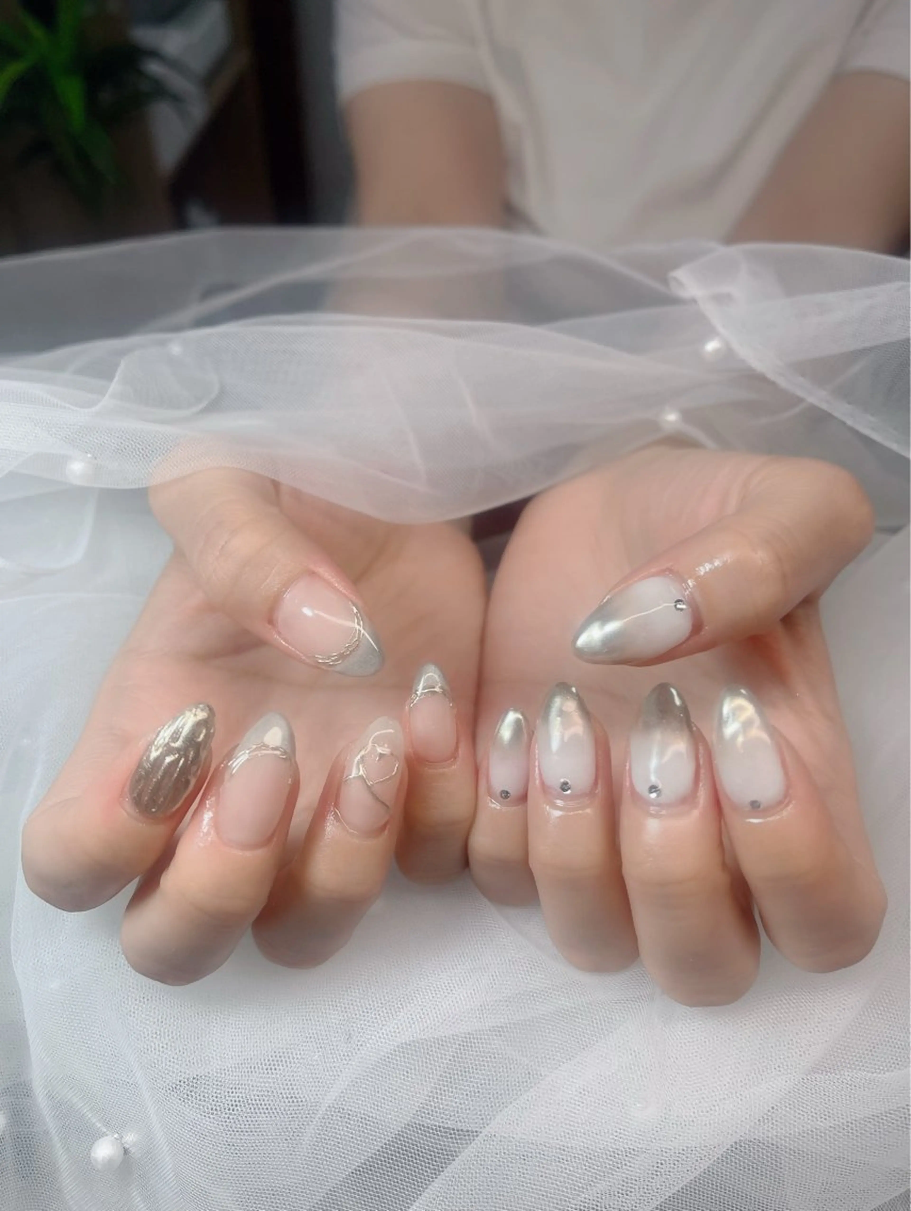 ネイル ハイネイル 自宅サロンのネイルデザイン