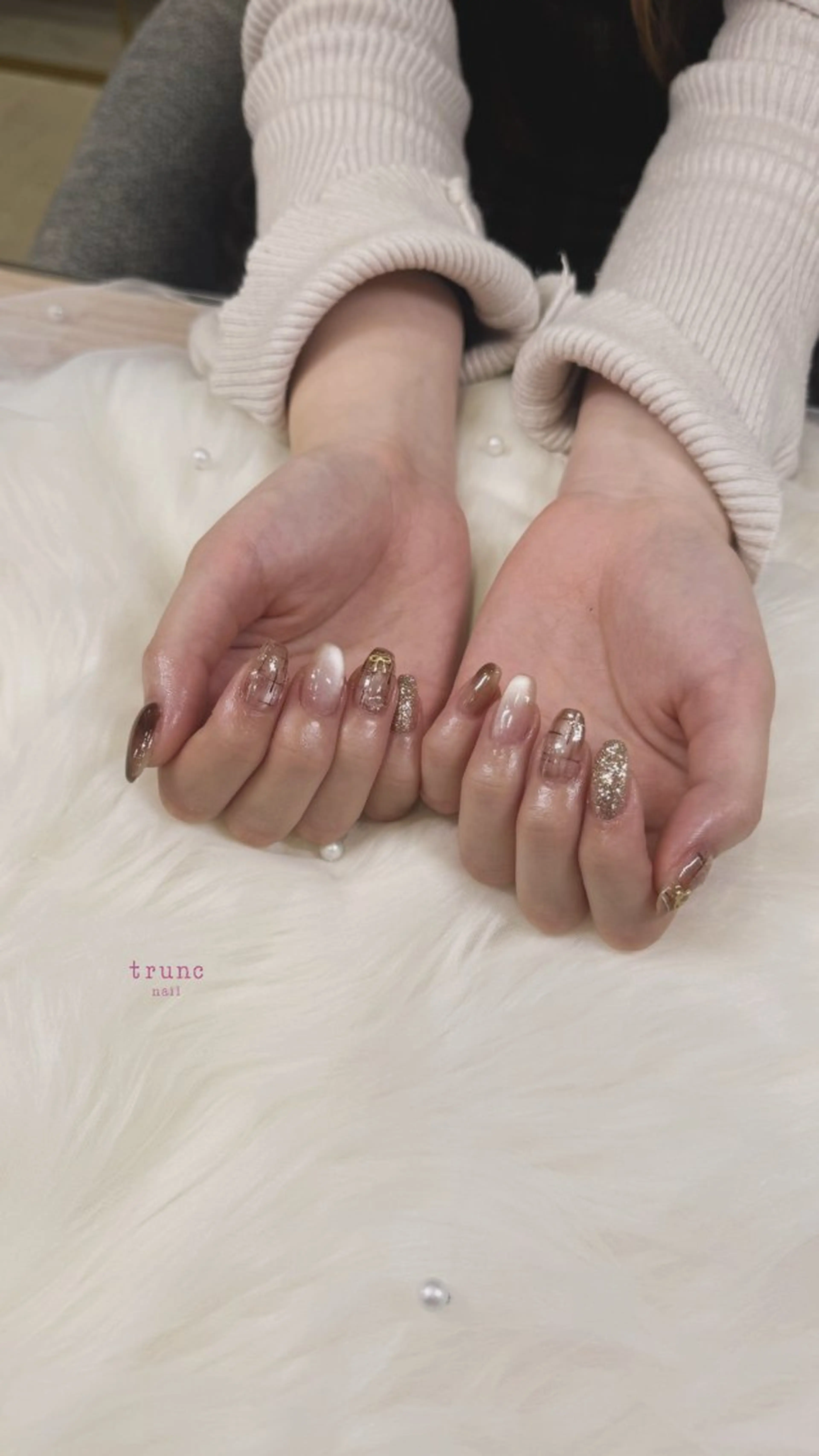 ネイル trunc nail 鈴木のネイルデザイン