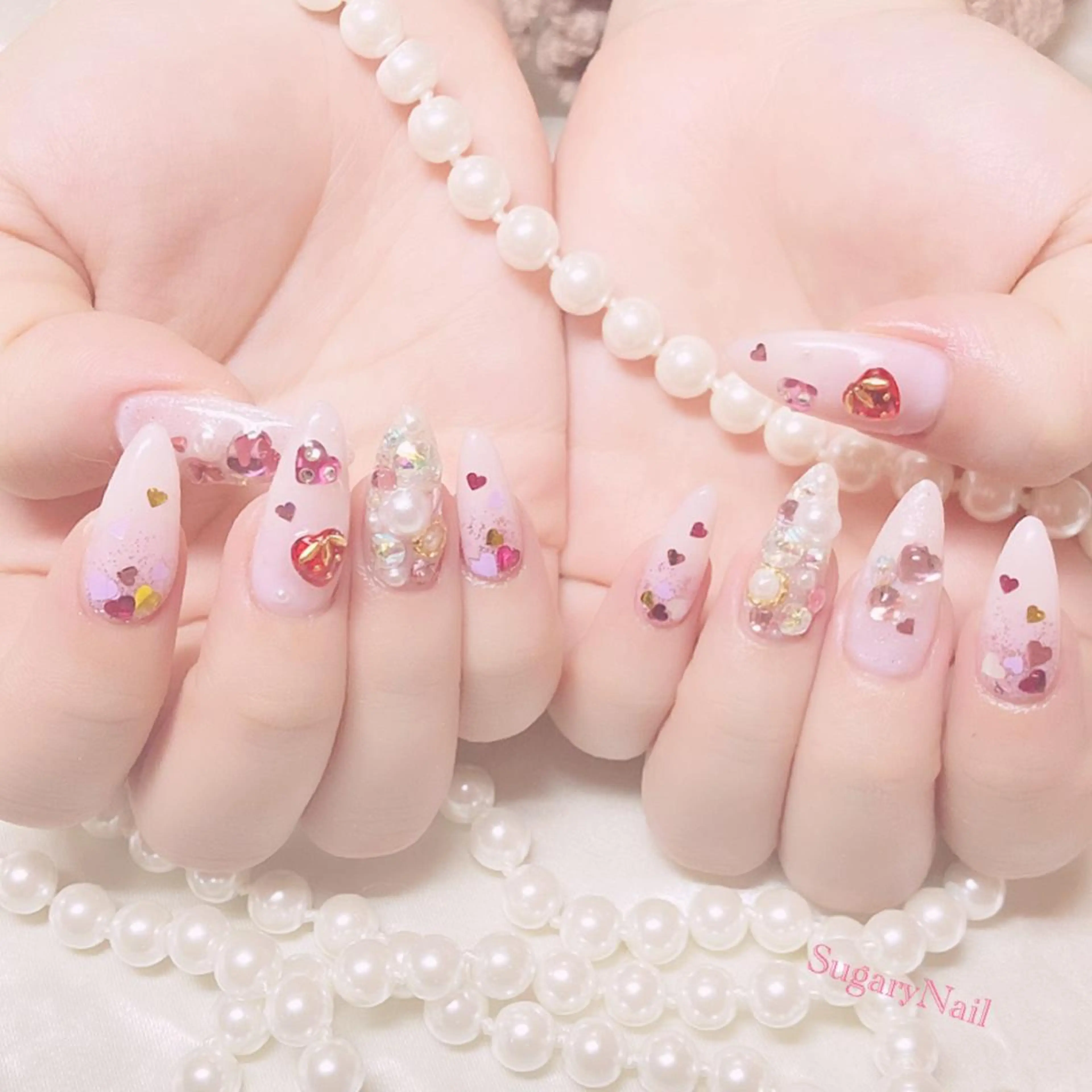 ネイル ハンドネイル フットネイル SugaryNail Rinaのネイルデザイン
