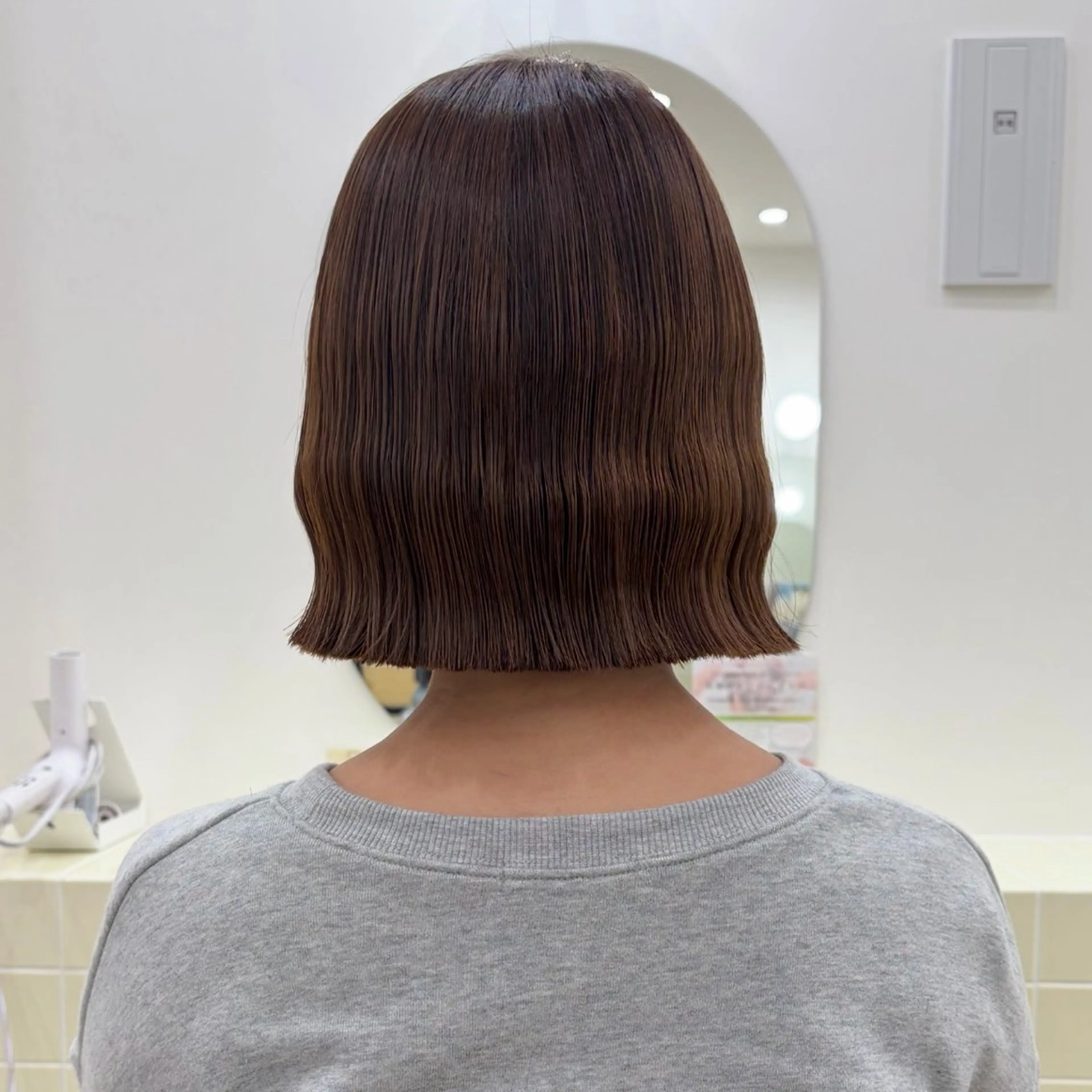 ミディアム カラー ベージュカラー ボブ カット ヘアカラー トリートメント ボブ/ショート特化/ 船橋徒歩2分/ERIのヘアスタイル