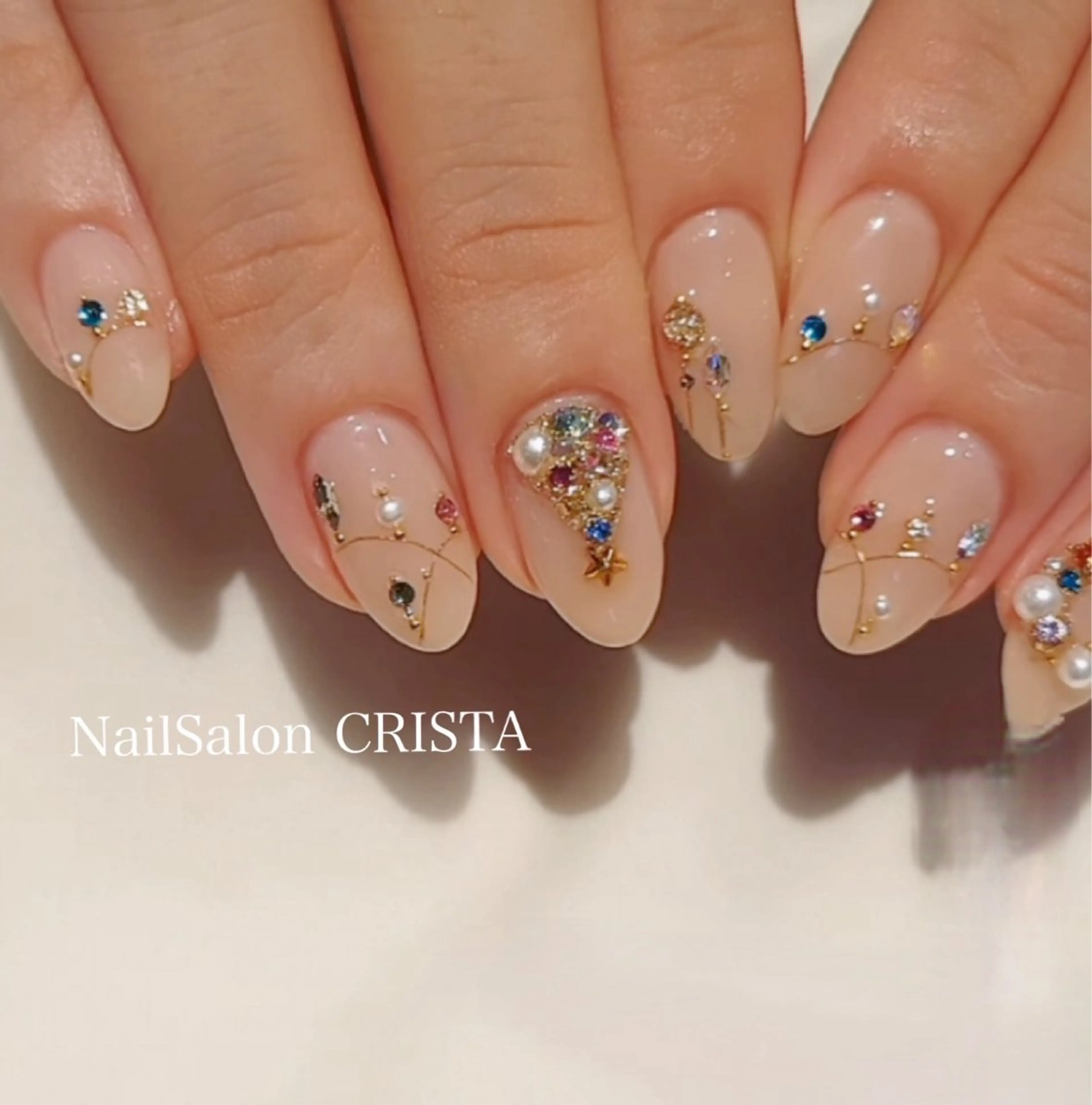 ネイル フットネイル ジェルネイル マグネットネイル オフィスネイル ワンカラーネイル NAILSALON CRISTA所属・🤍CRISTA yui🤍のネイルデザイン