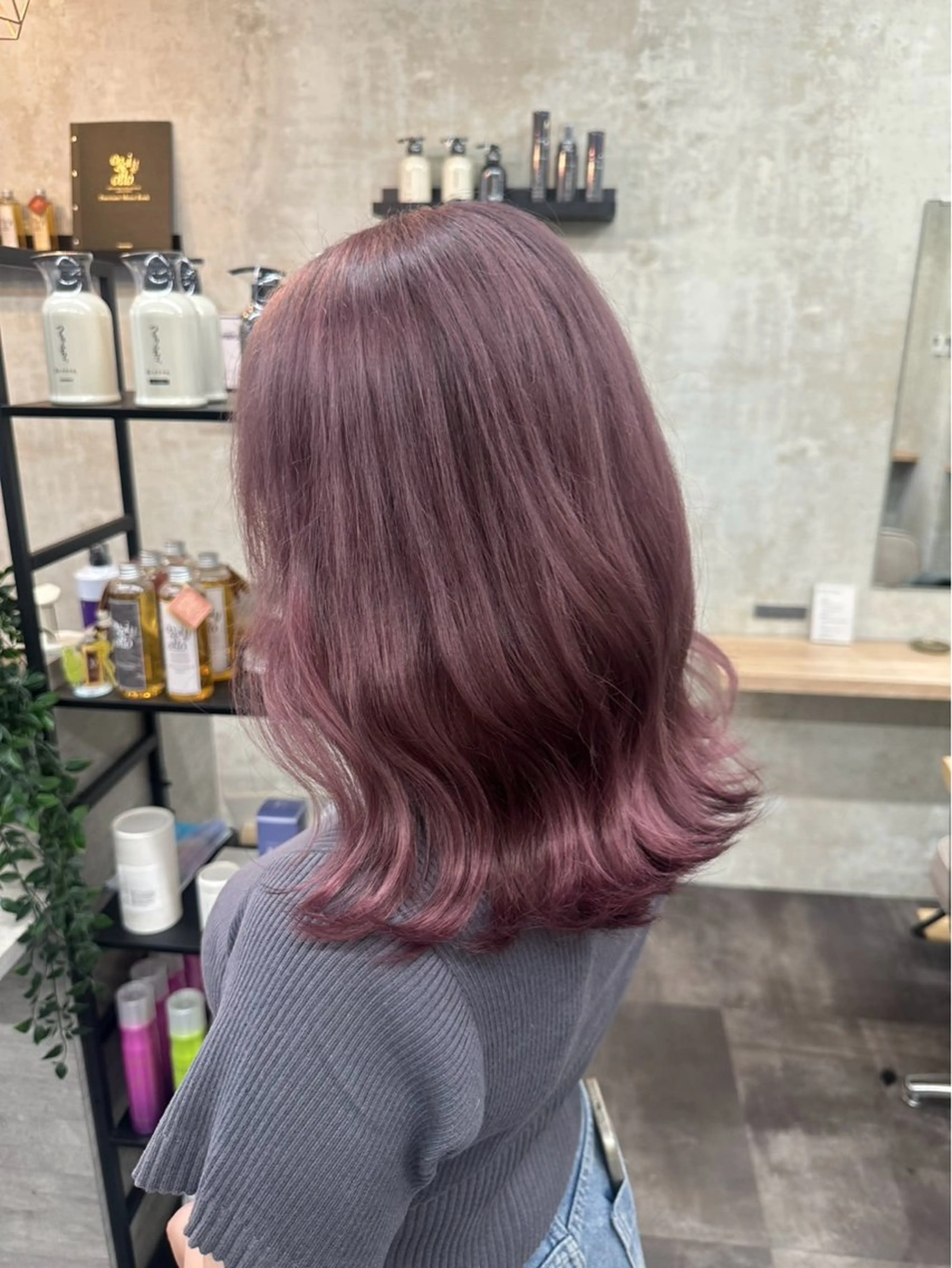 カラー ヘアカラー 坂元 姫夏のヘアスタイル