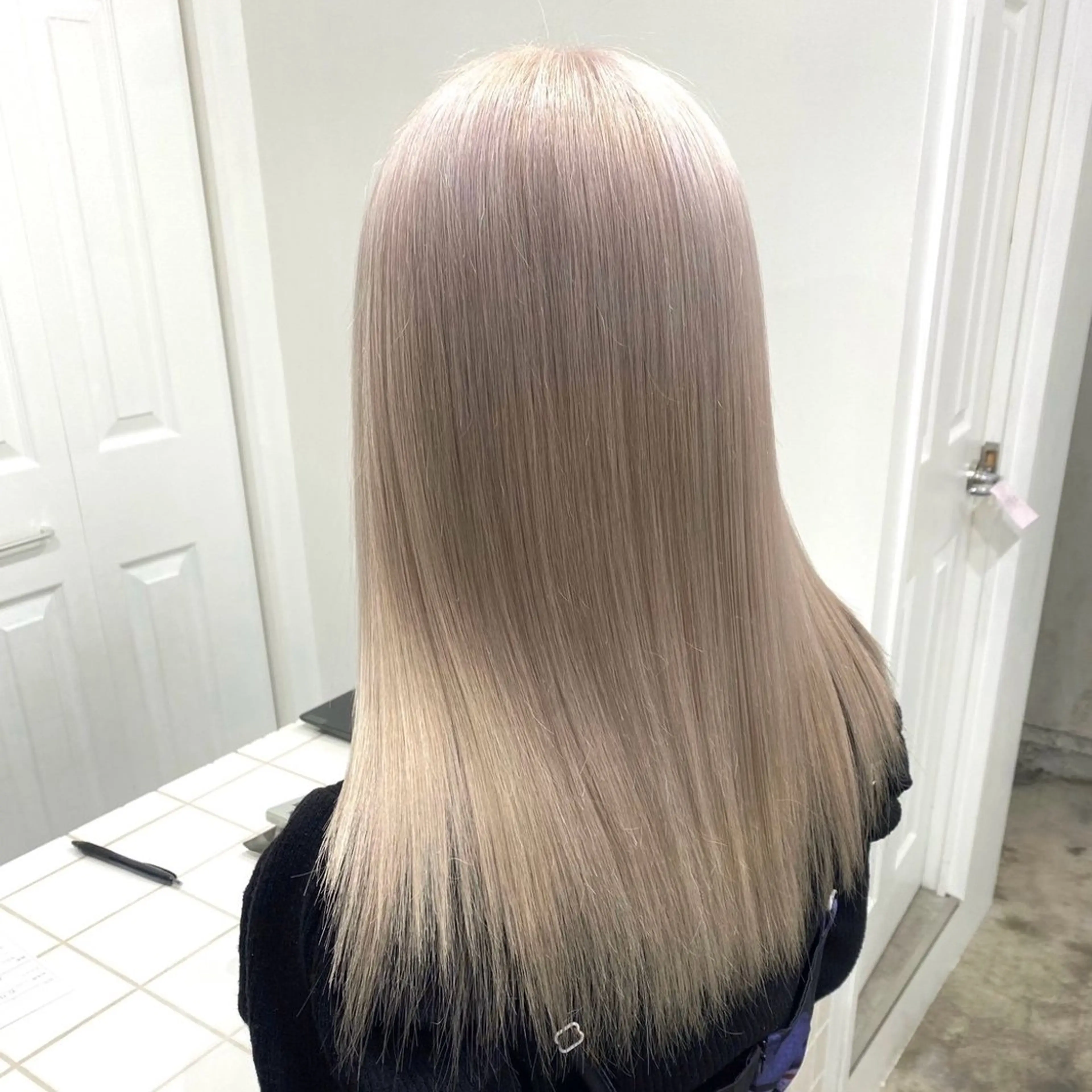 【当日予約○】💐ダブルカラー(ブリーチ+カラー)+2Stepトリートメント💐の写真