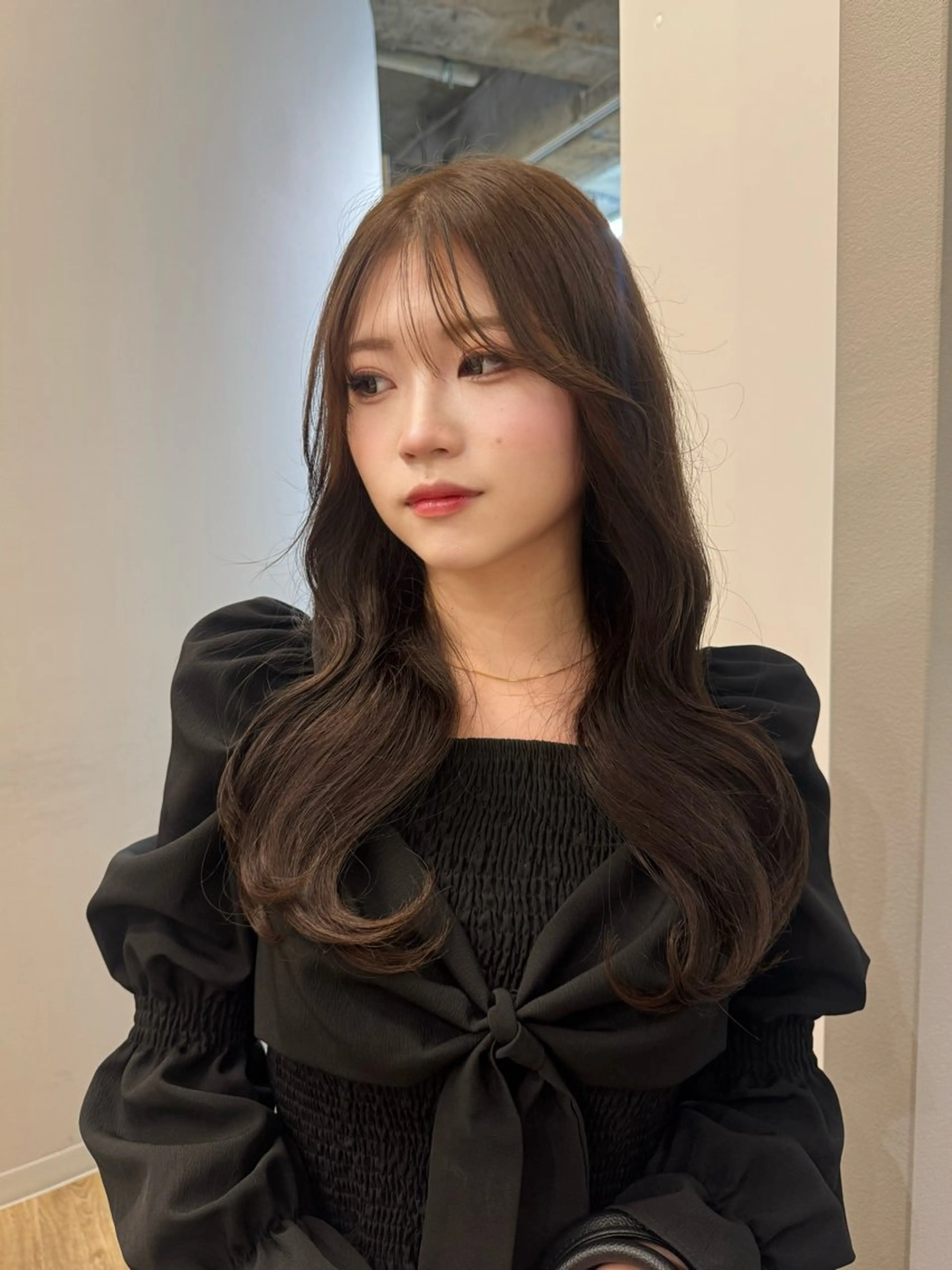 セミロング カット ヘアカラー トリートメント カノエ大濠店 /RINAのヘアスタイル